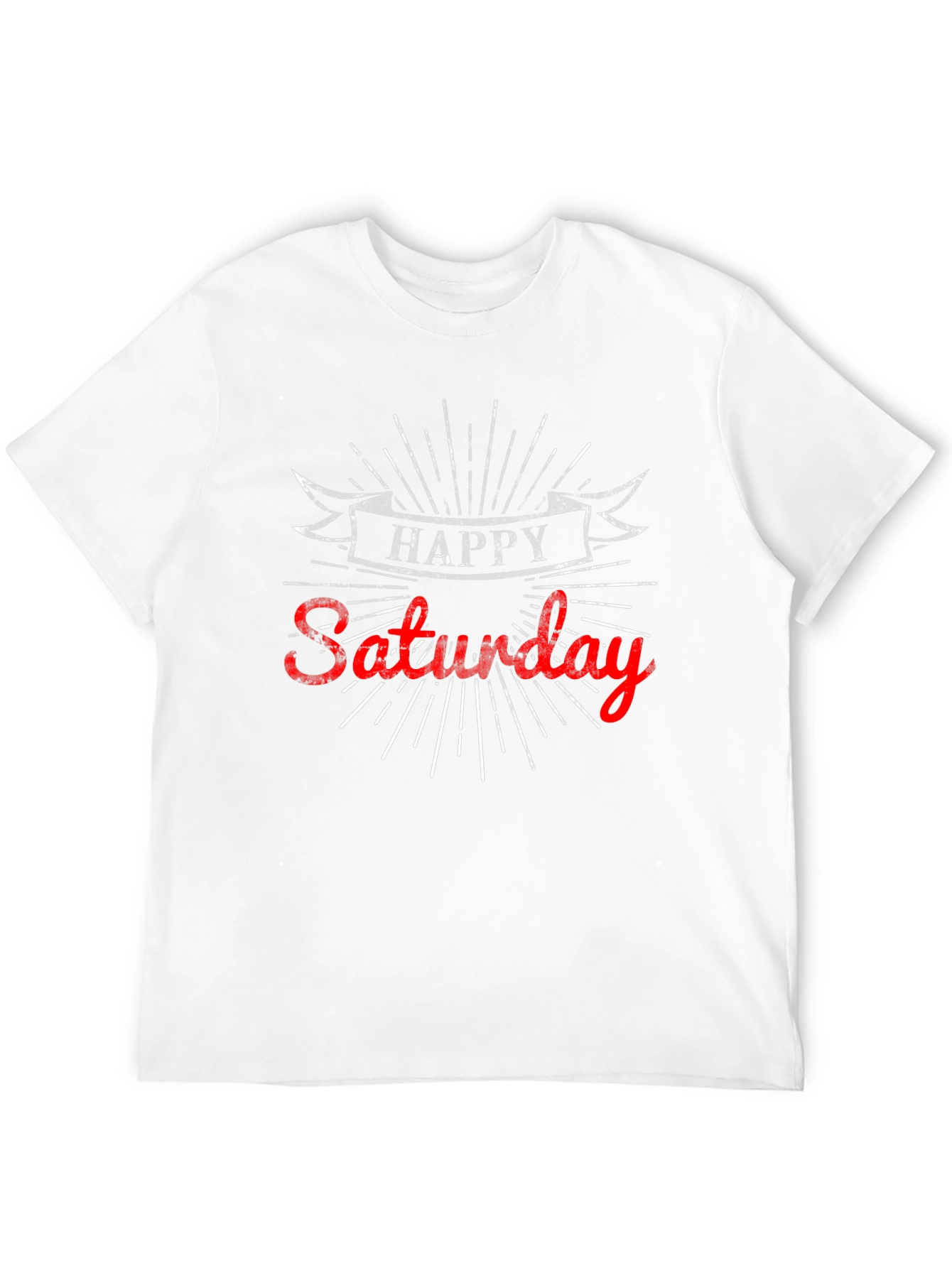 Happy Saturday Graphic Tee - Black