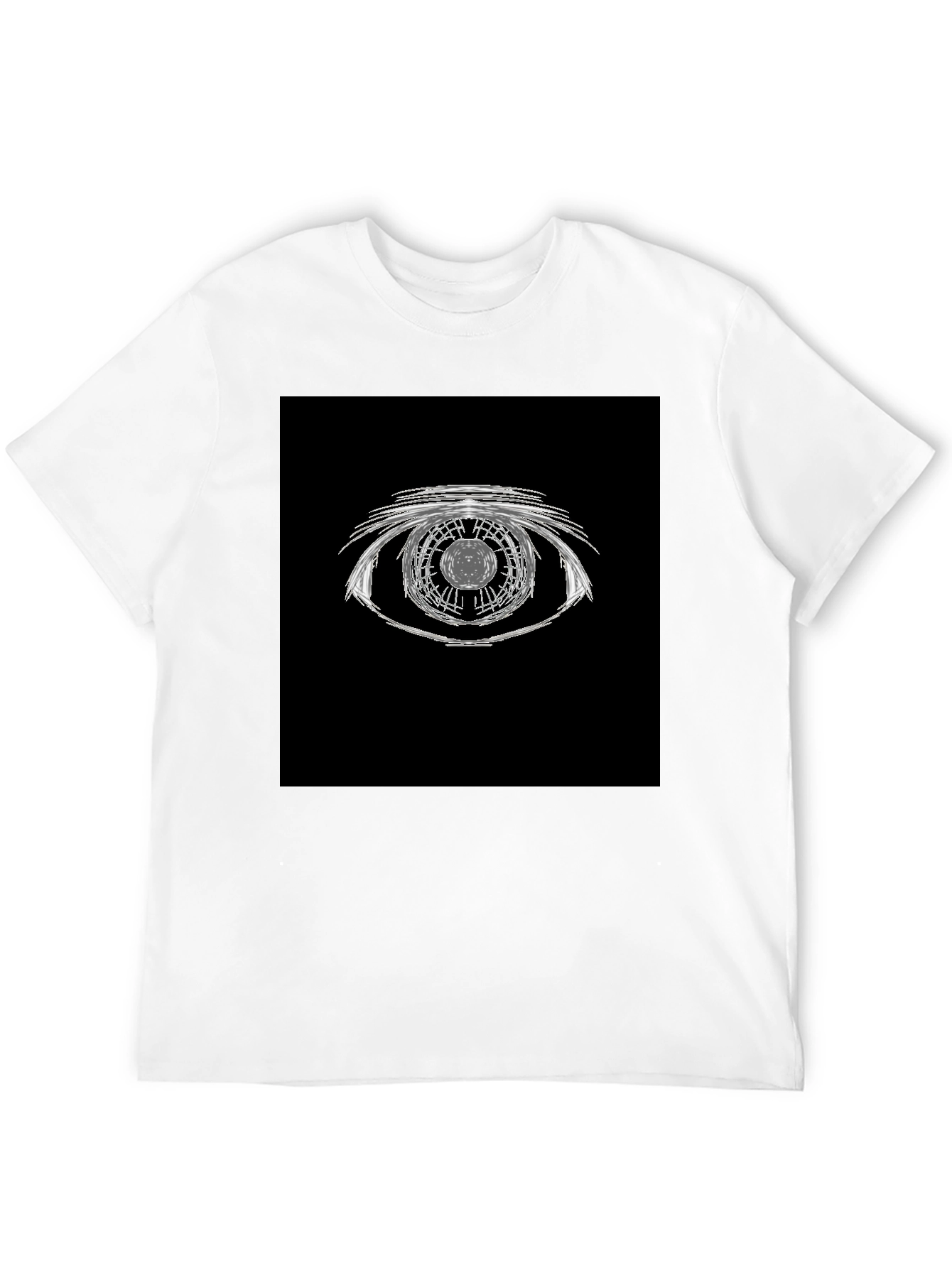 Abstract Eye Graphic Tee - Modern Art Shirt