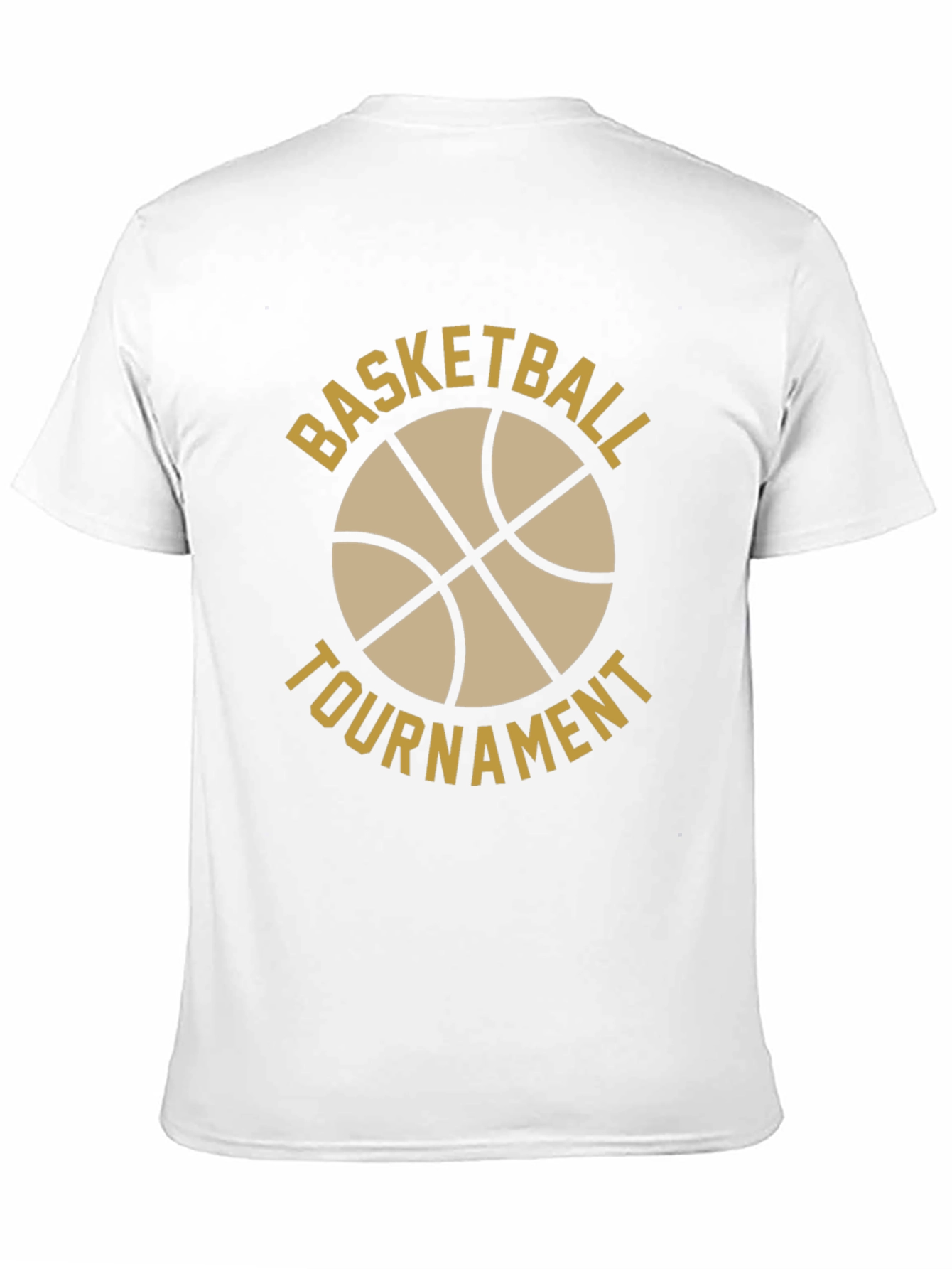 Basketball Tournament Graphic T-Shirt - Black