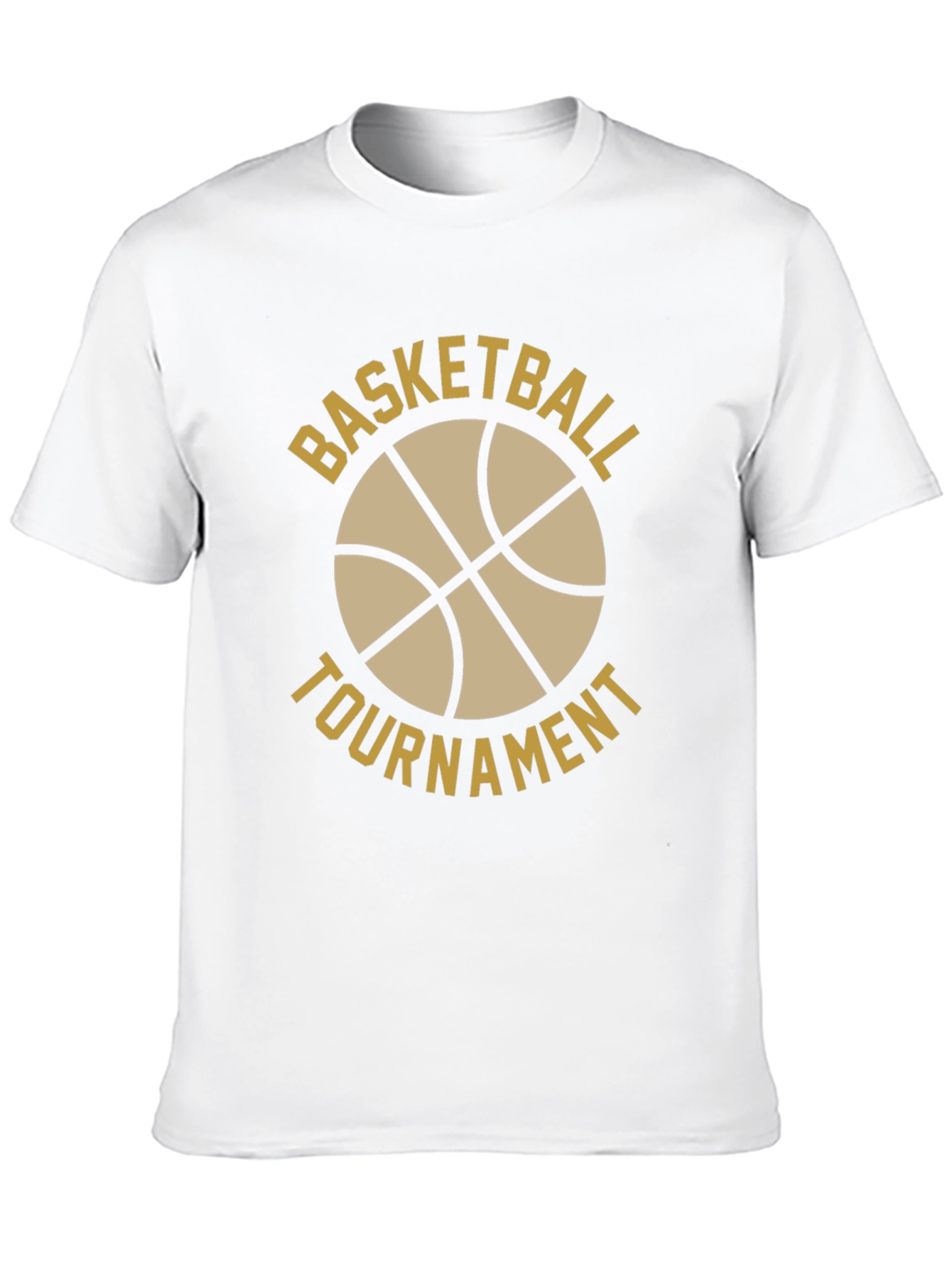 Basketball Tournament Graphic T-Shirt - Black