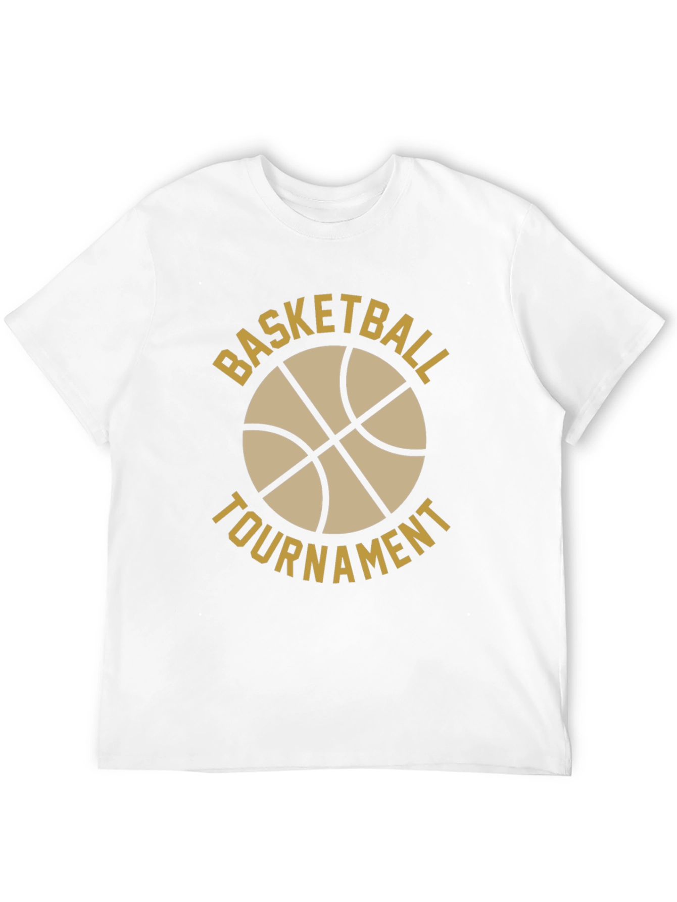 Basketball Tournament Graphic T-Shirt - Black
