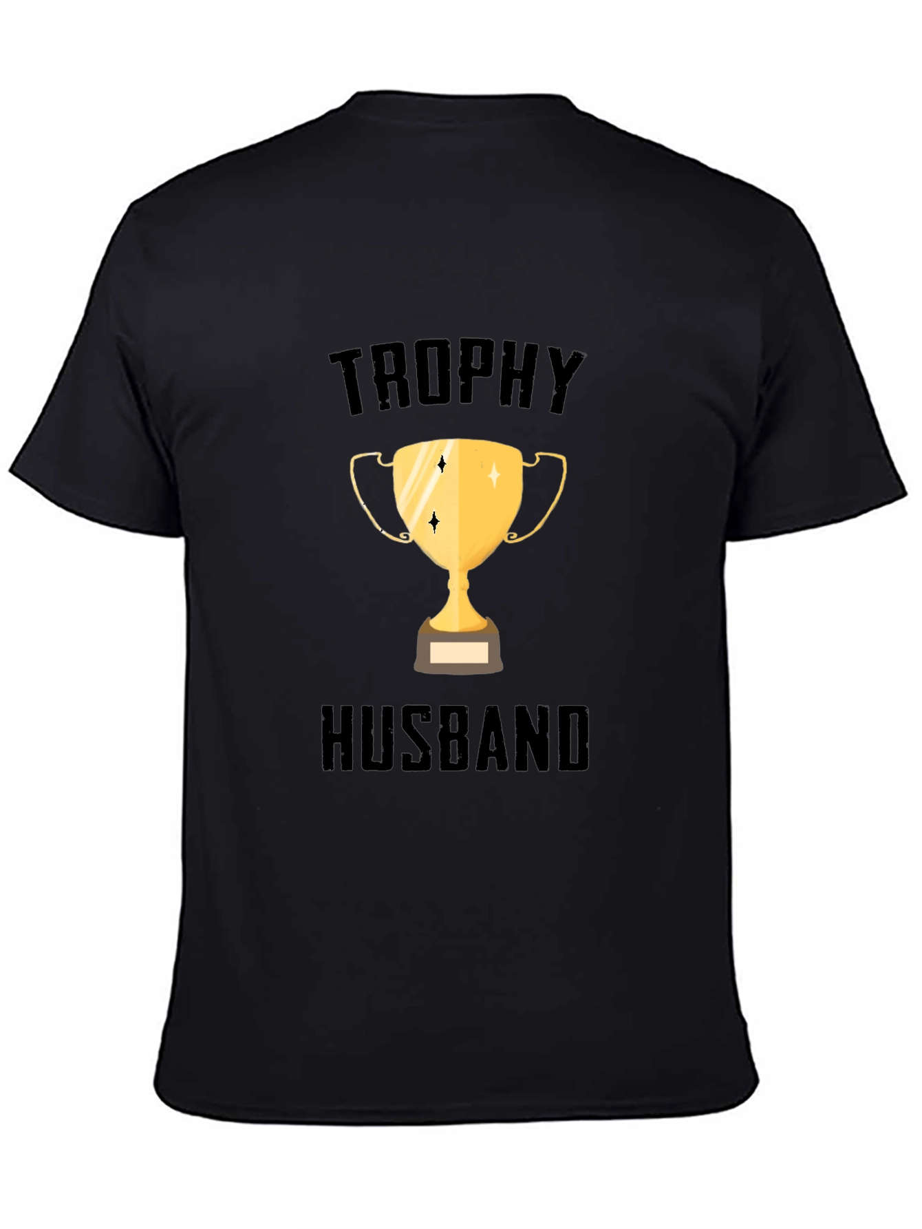 Trophy Husband Graphic Tee - Black