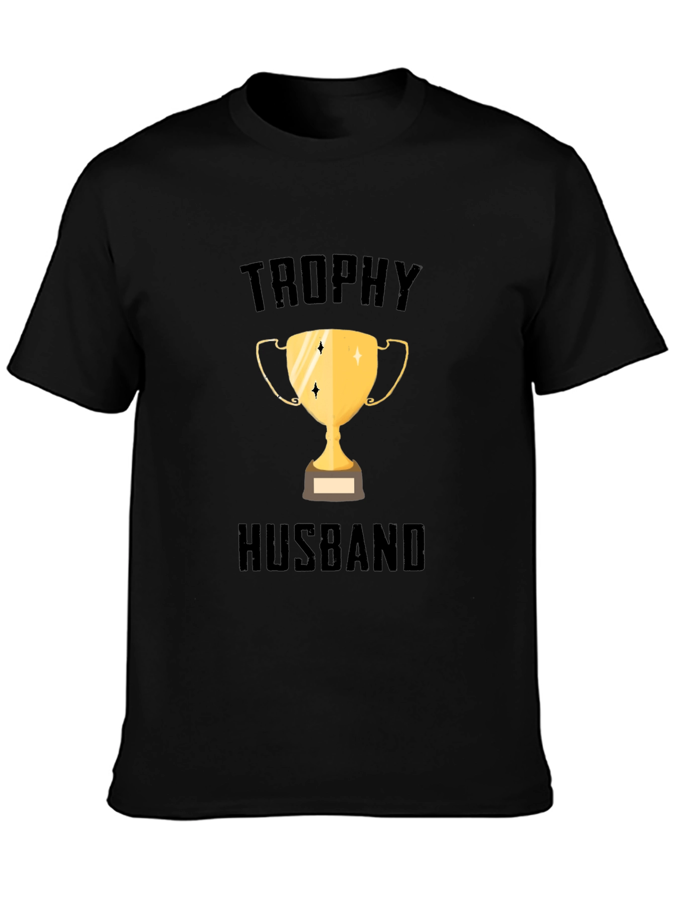 Trophy Husband Graphic Tee - Black