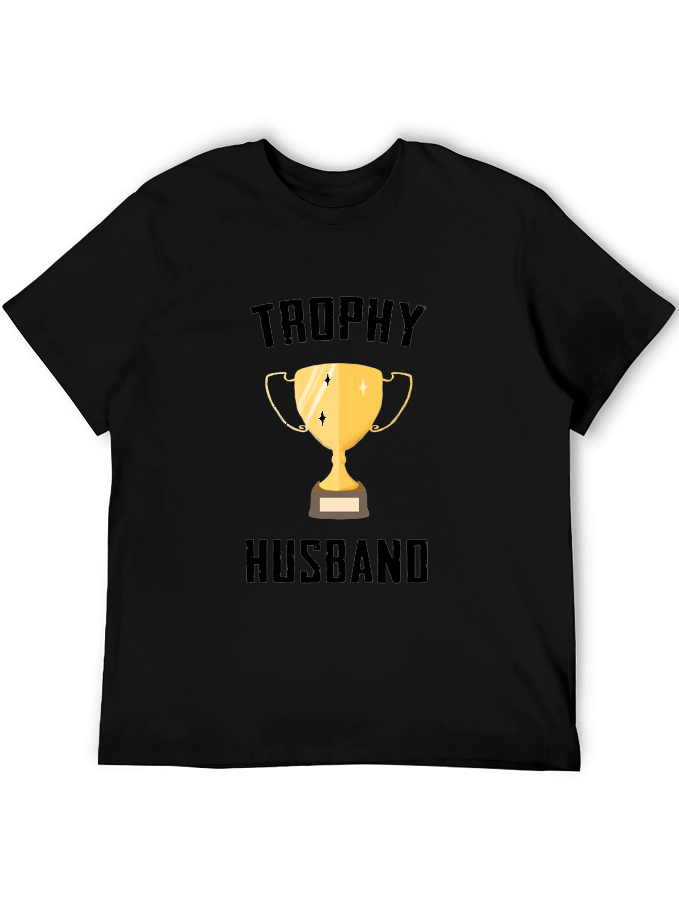 Trophy Husband Graphic Tee - Black