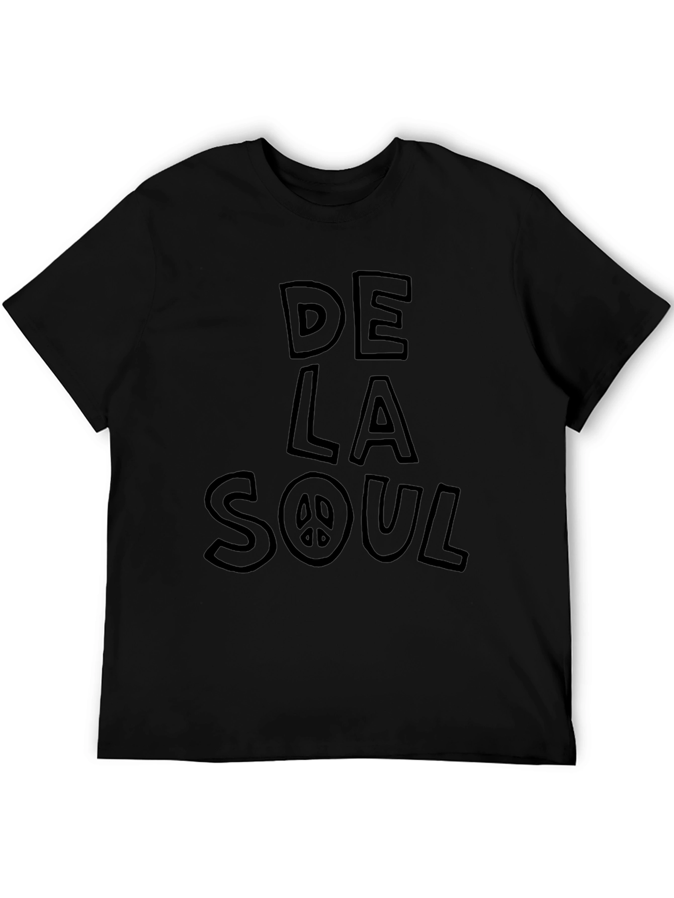De La Soul Graphic Print Black T-Shirt