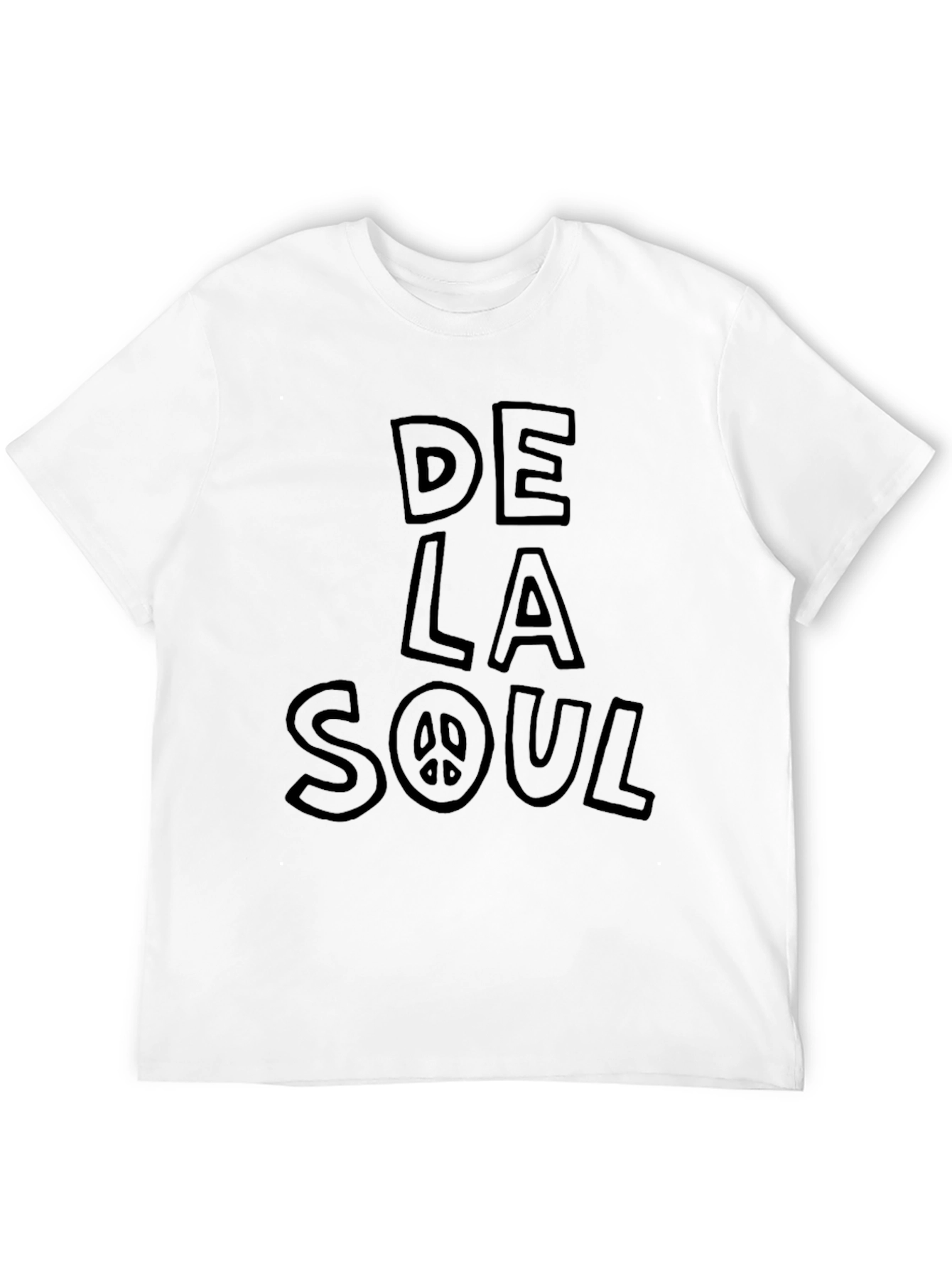 De La Soul Graphic Print Black T-Shirt