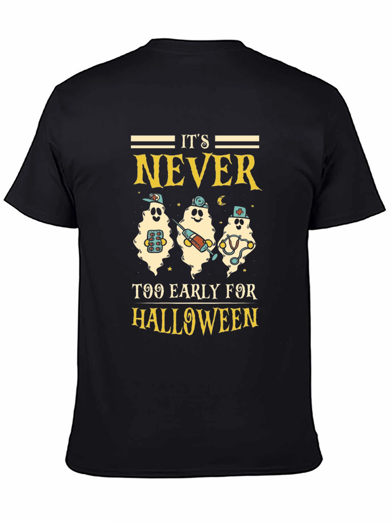 Halloween Ghost Nurse T-Shirt