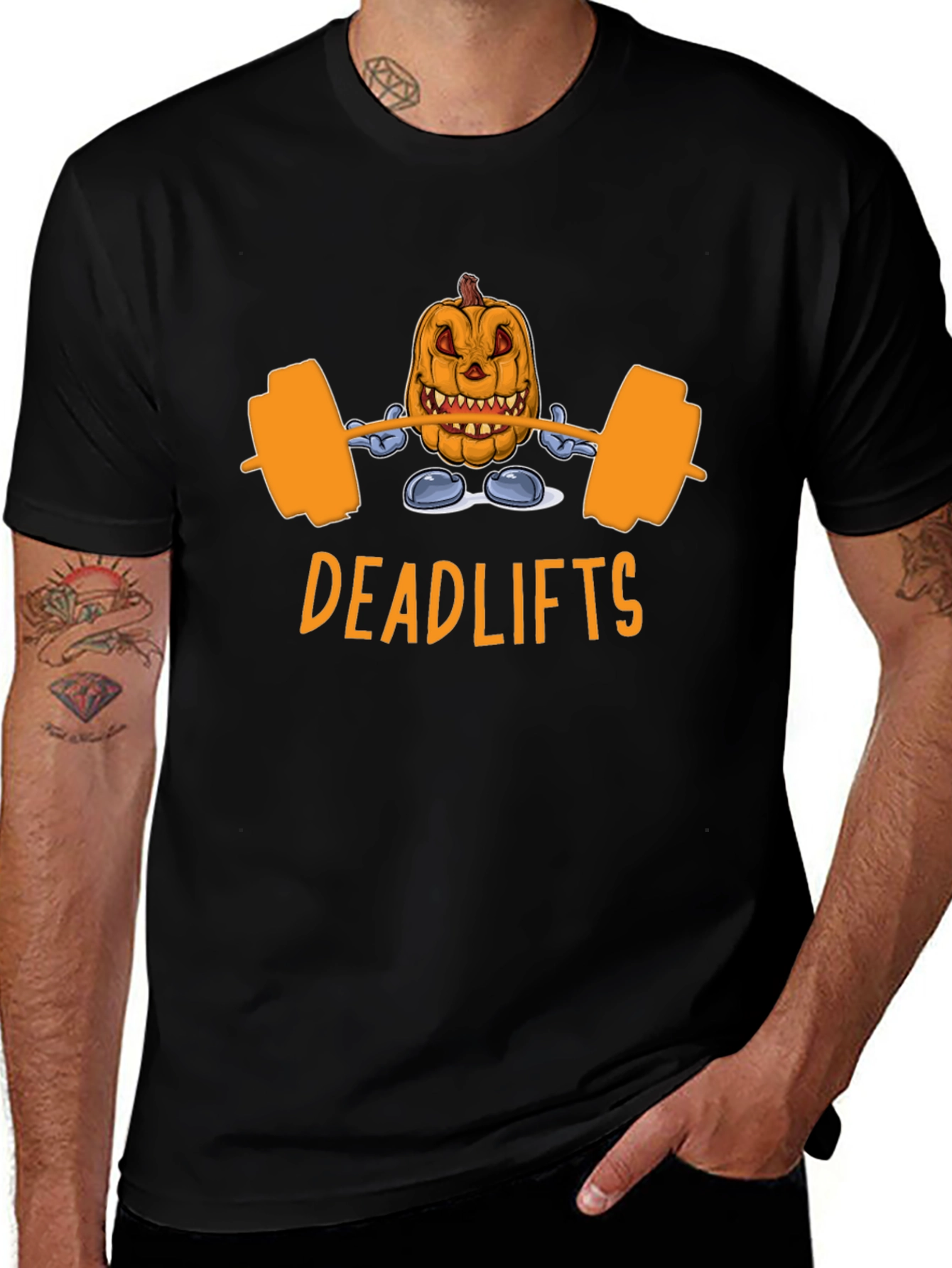 Halloween Deadlifts Gym T-Shirt