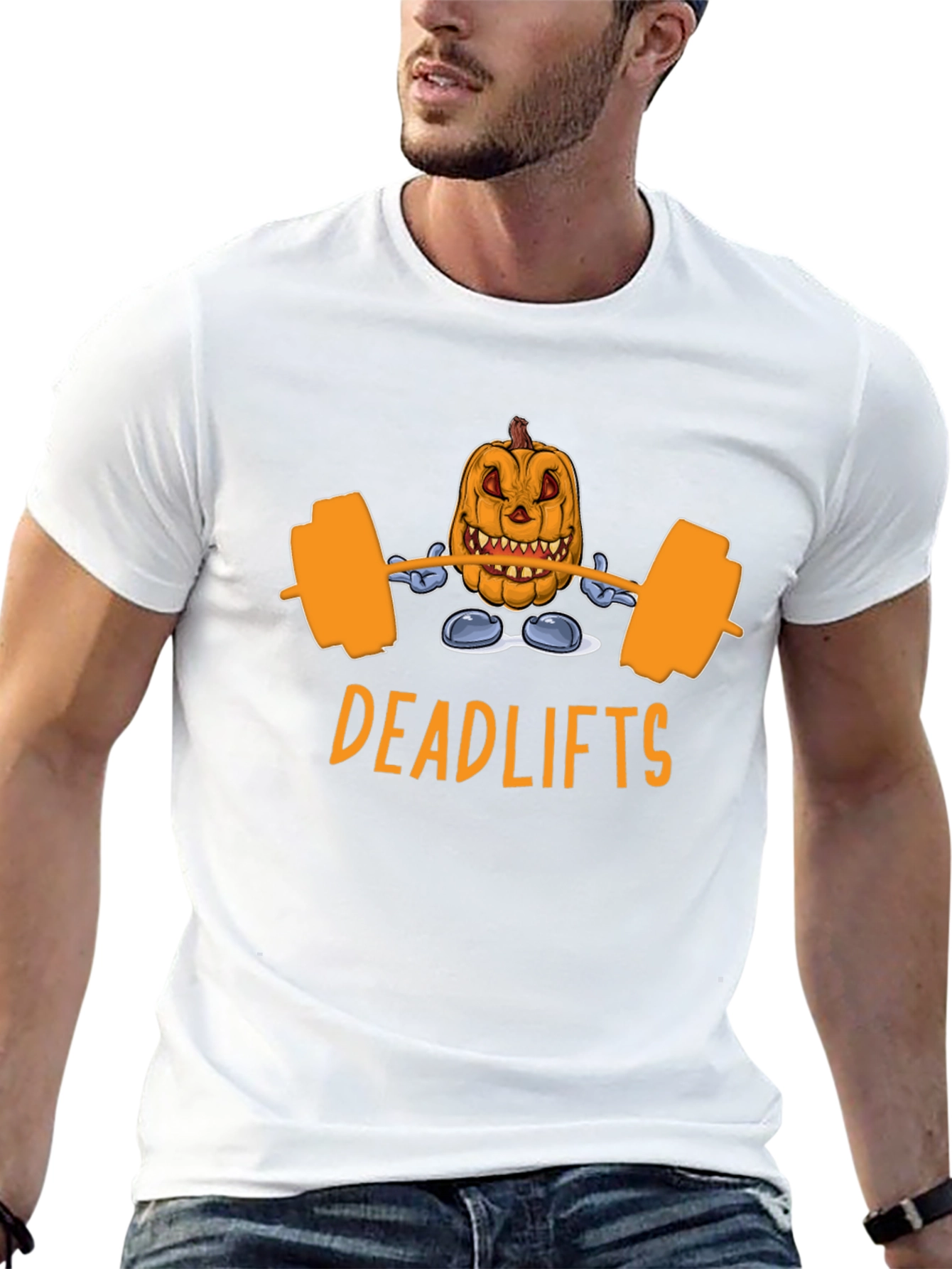 Halloween Deadlifts Gym T-Shirt