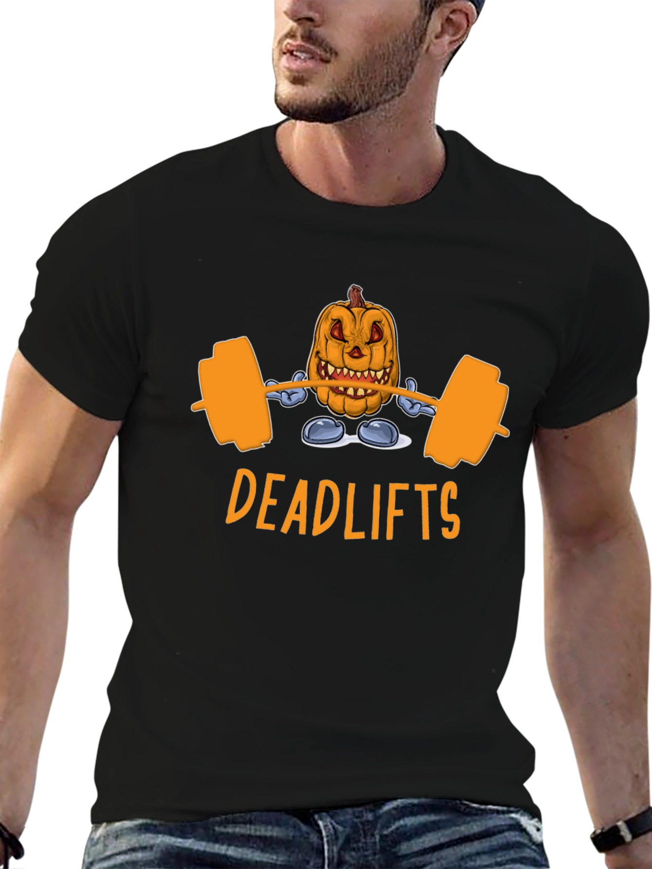 Halloween Deadlifts Gym T-Shirt