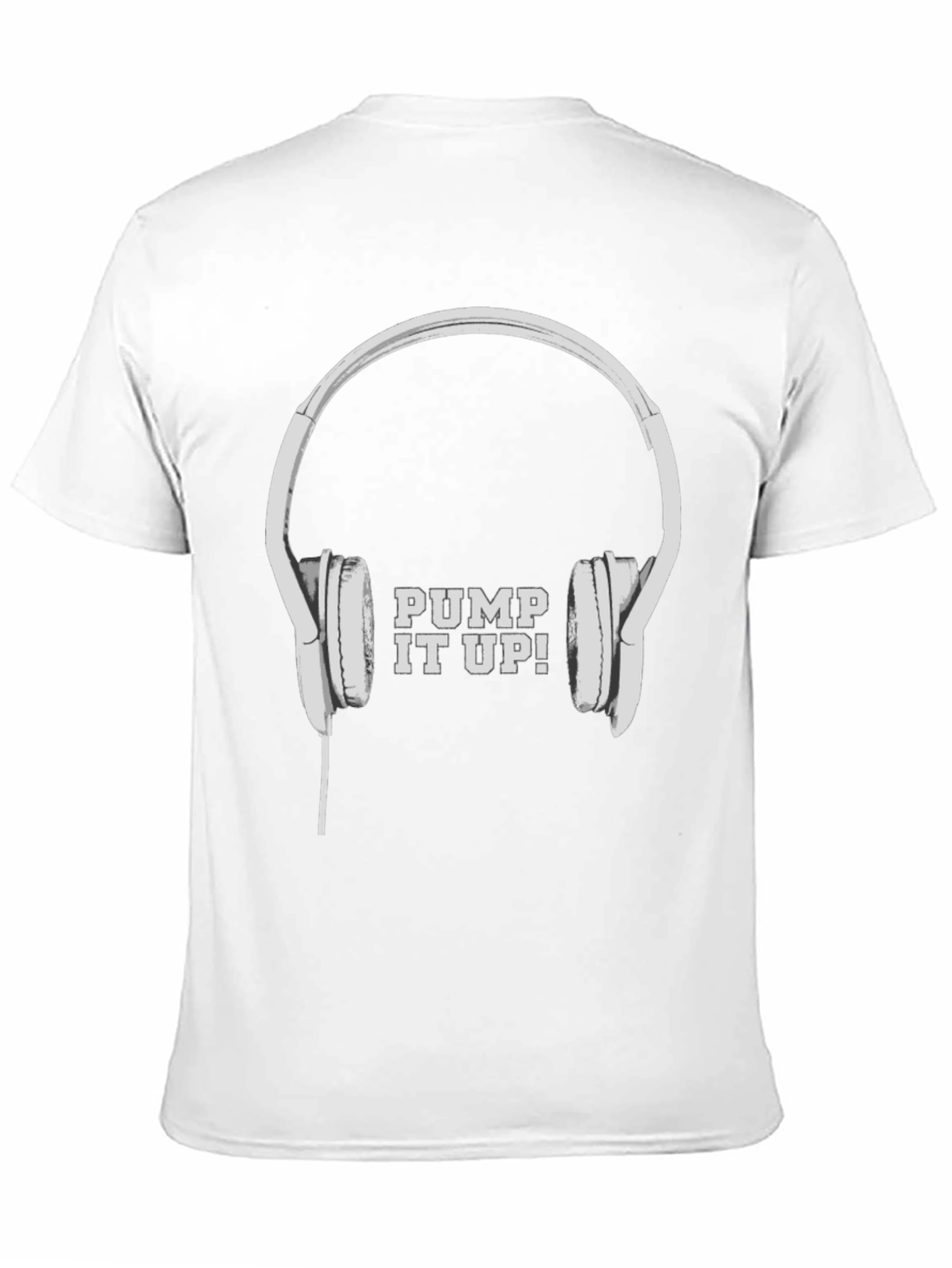 Pump It Up! Headphones Graphic Tee - Black