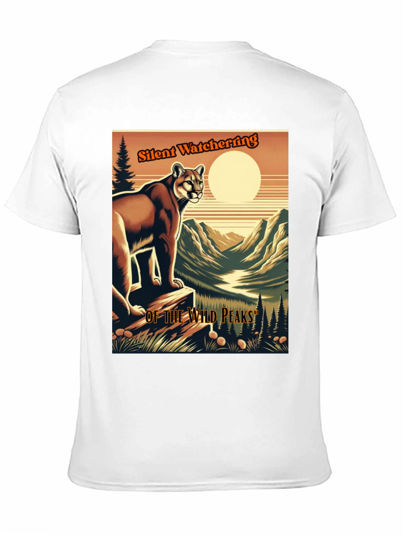 Silent Watcher T-Shirt | Wild Peaks Design