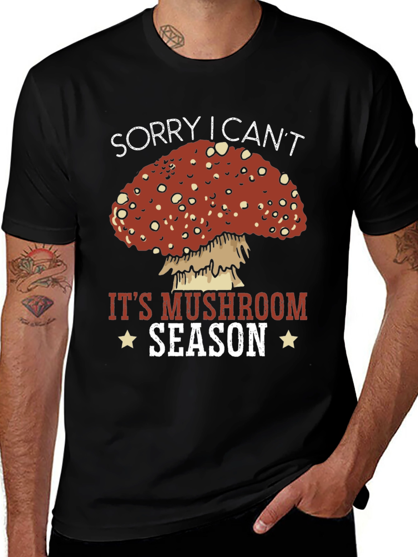 Mushroom Season Graphic Tee - Sorry I Cant!