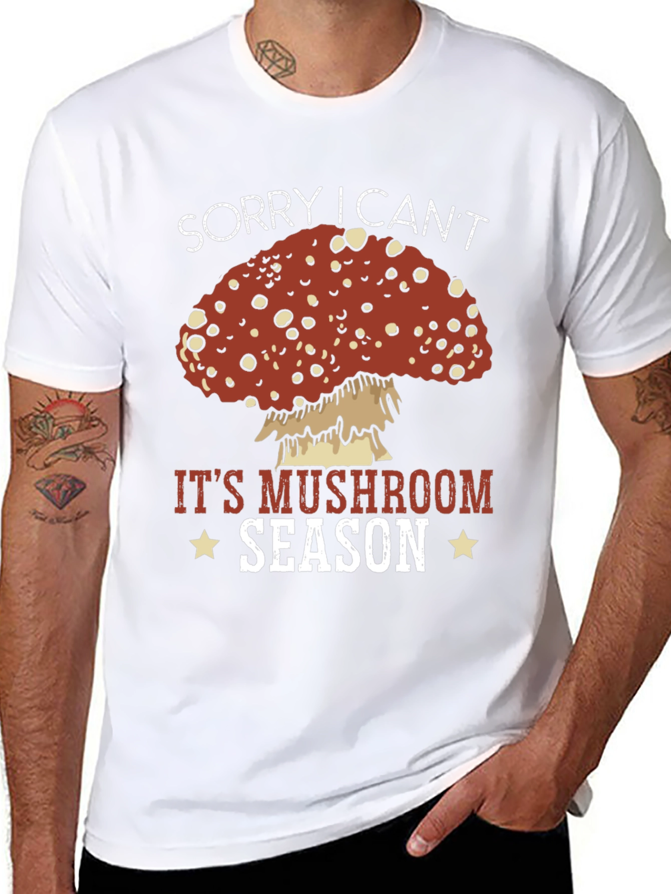 Mushroom Season Graphic Tee - Sorry I Cant!