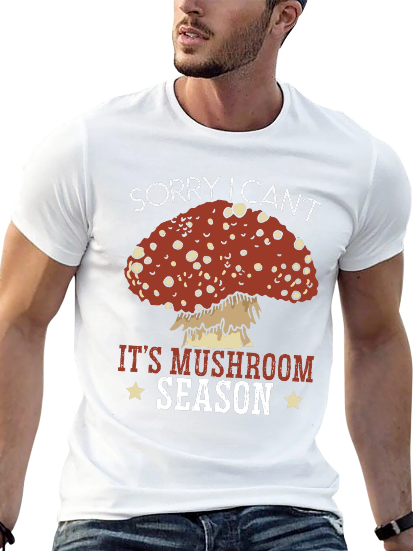 Mushroom Season Graphic Tee - Sorry I Cant!