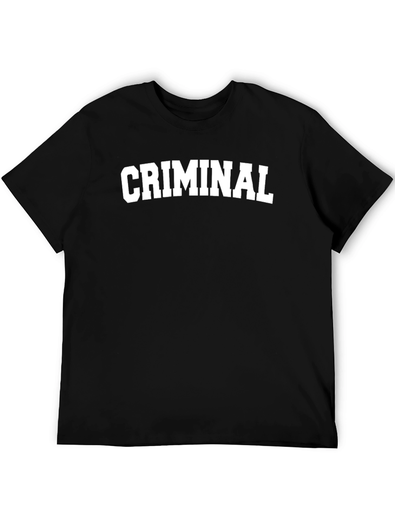 Criminal Graphic Tee - Bold Statement Shirt