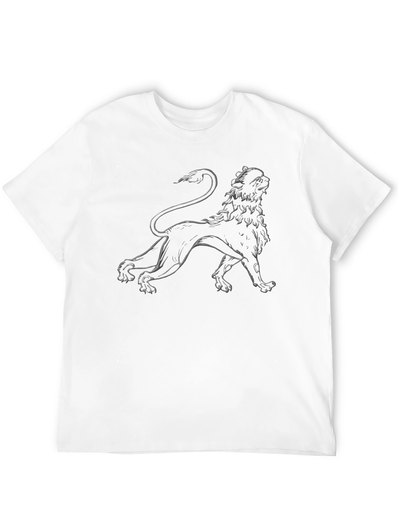 Lion Graphic Black T-Shirt - Stylish Menswear