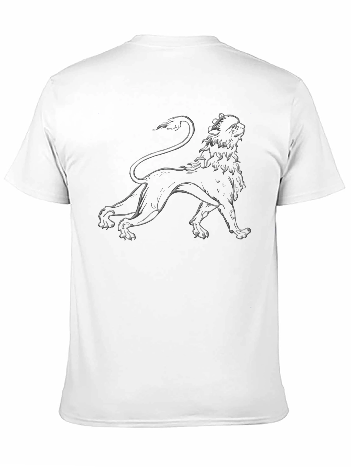 Lion Graphic Black T-Shirt - Stylish Menswear