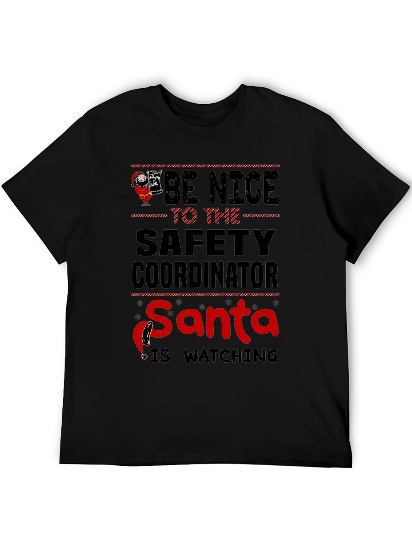 Safety Coordinator Santa T-Shirt