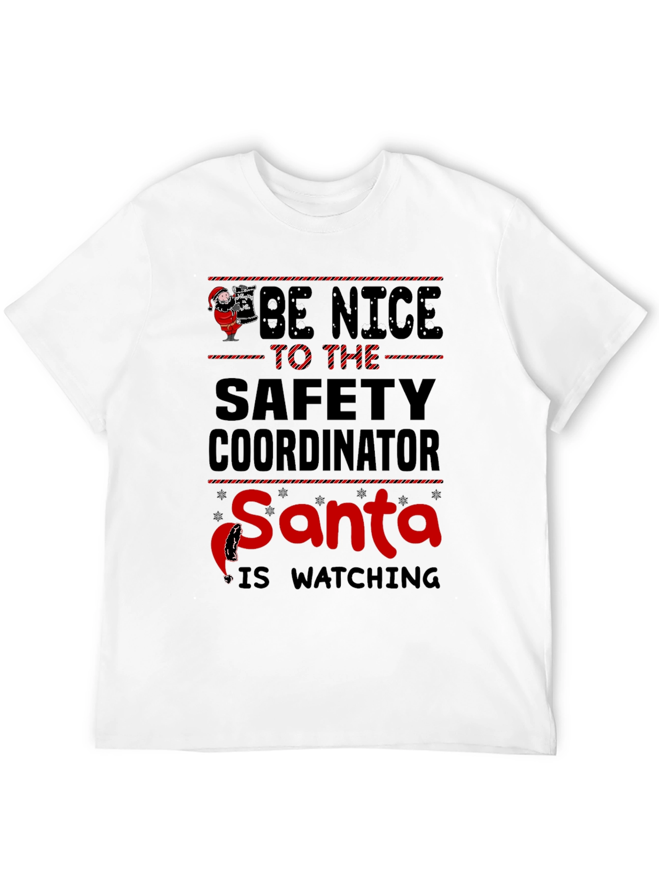 Safety Coordinator Santa T-Shirt