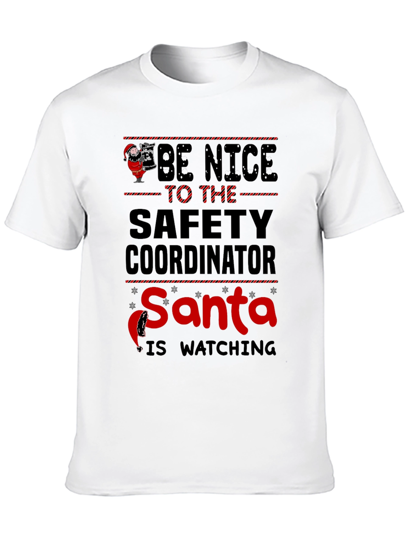 Safety Coordinator Santa T-Shirt