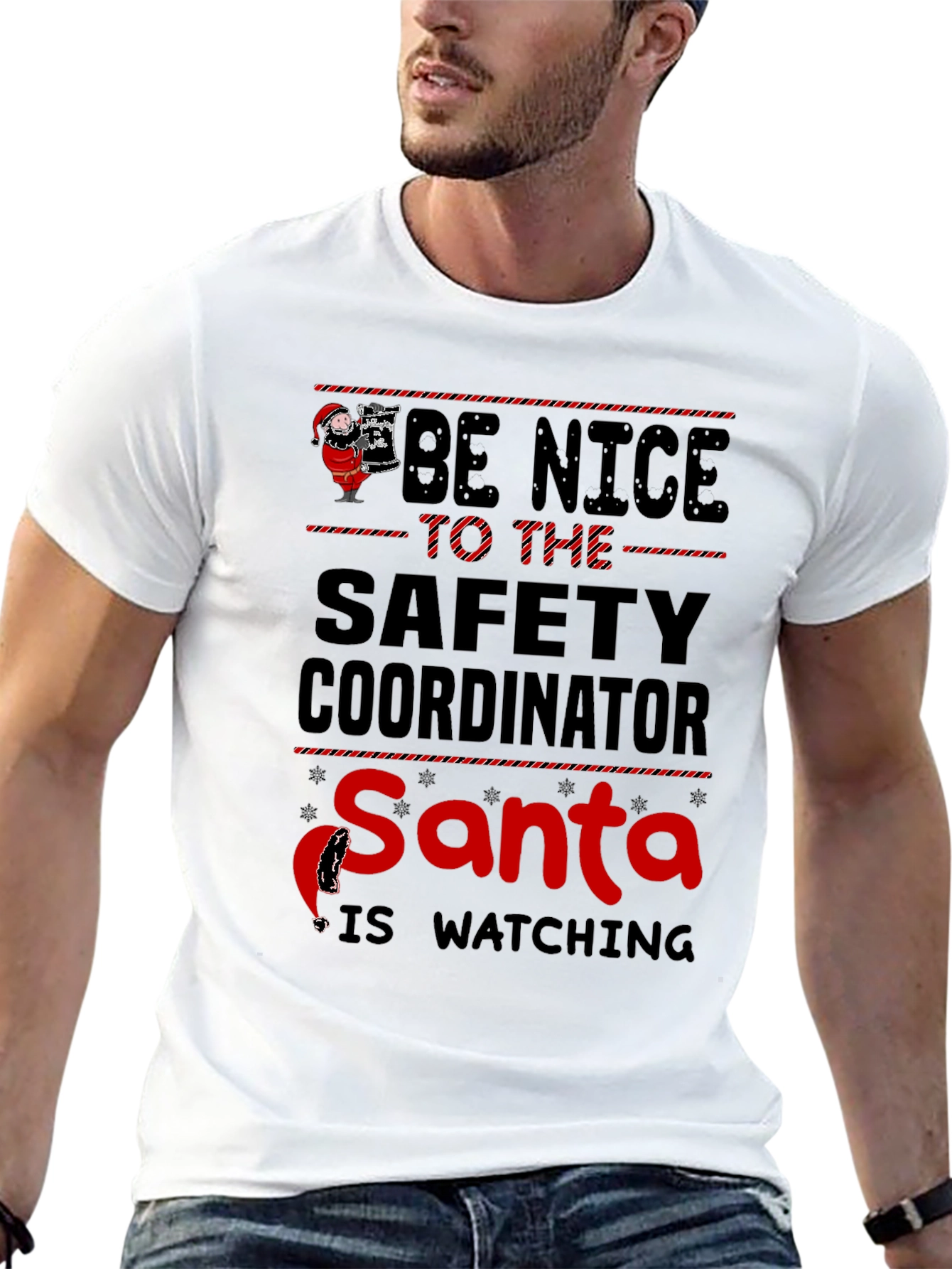 Safety Coordinator Santa T-Shirt
