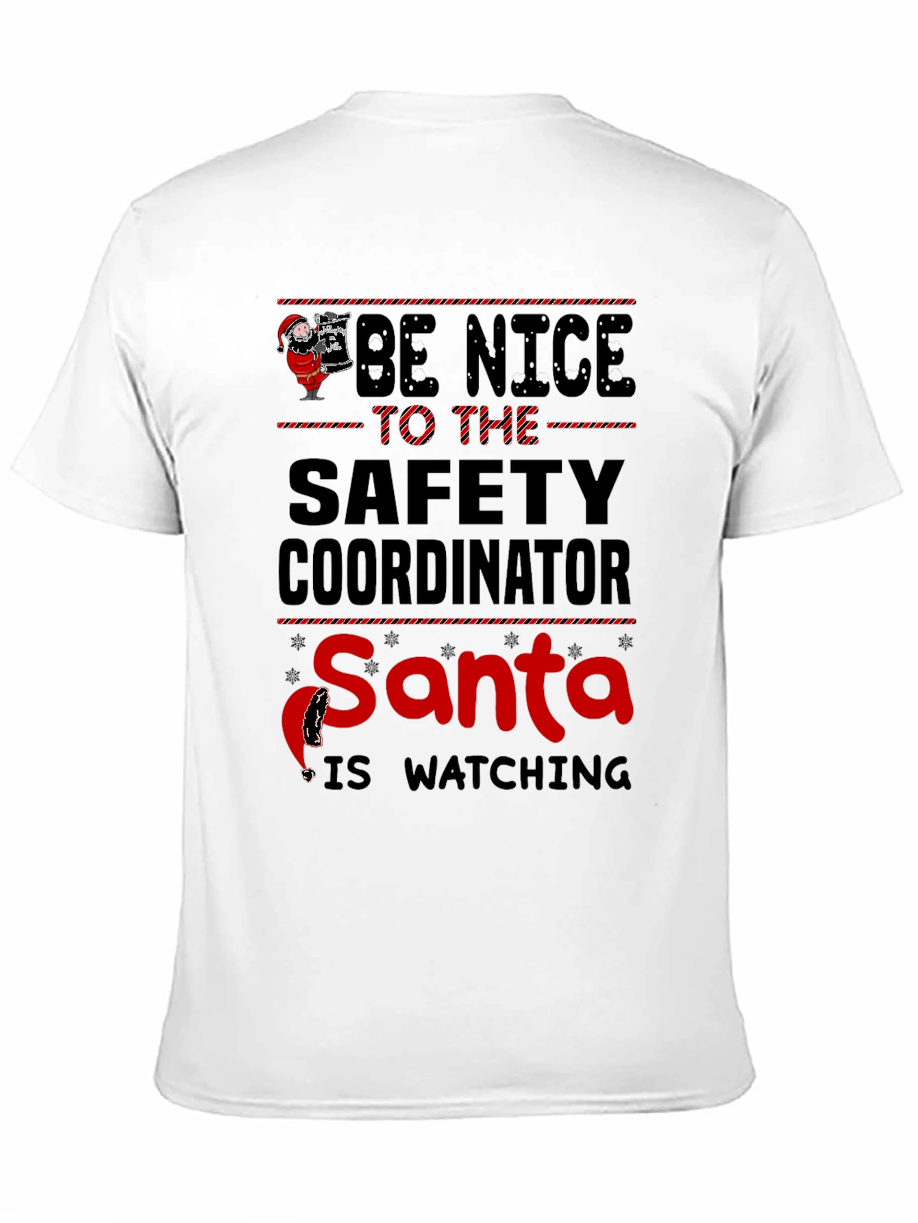 Safety Coordinator Santa T-Shirt