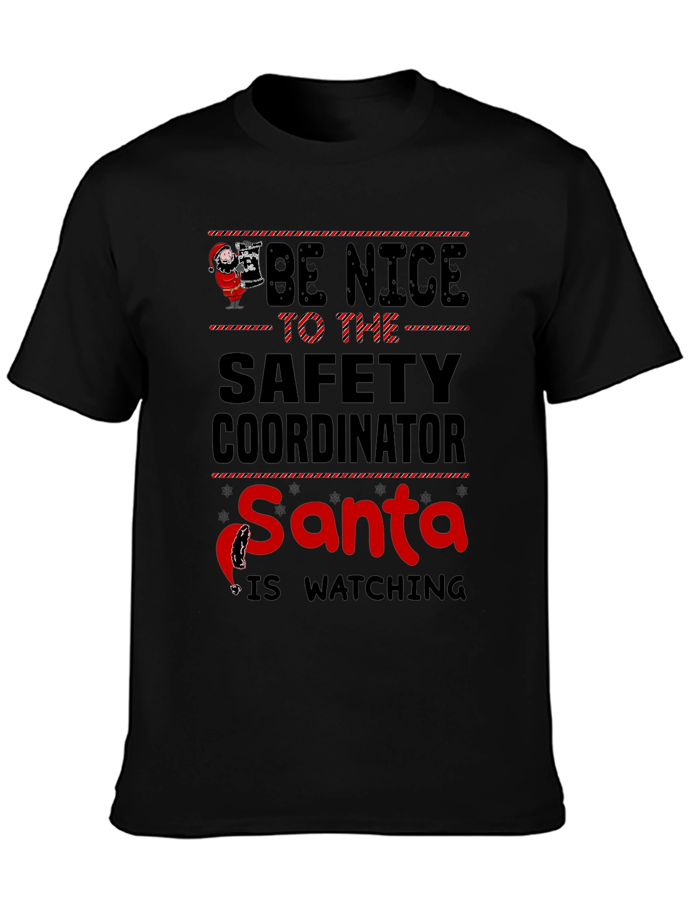 Safety Coordinator Santa T-Shirt