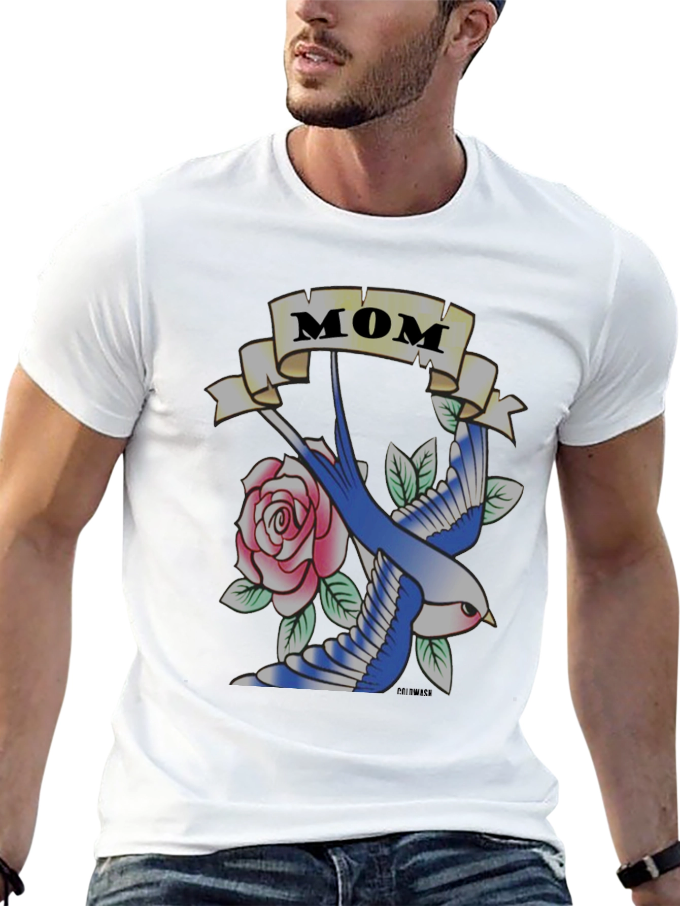 Mom Tattoo Graphic Tee - Classic Style