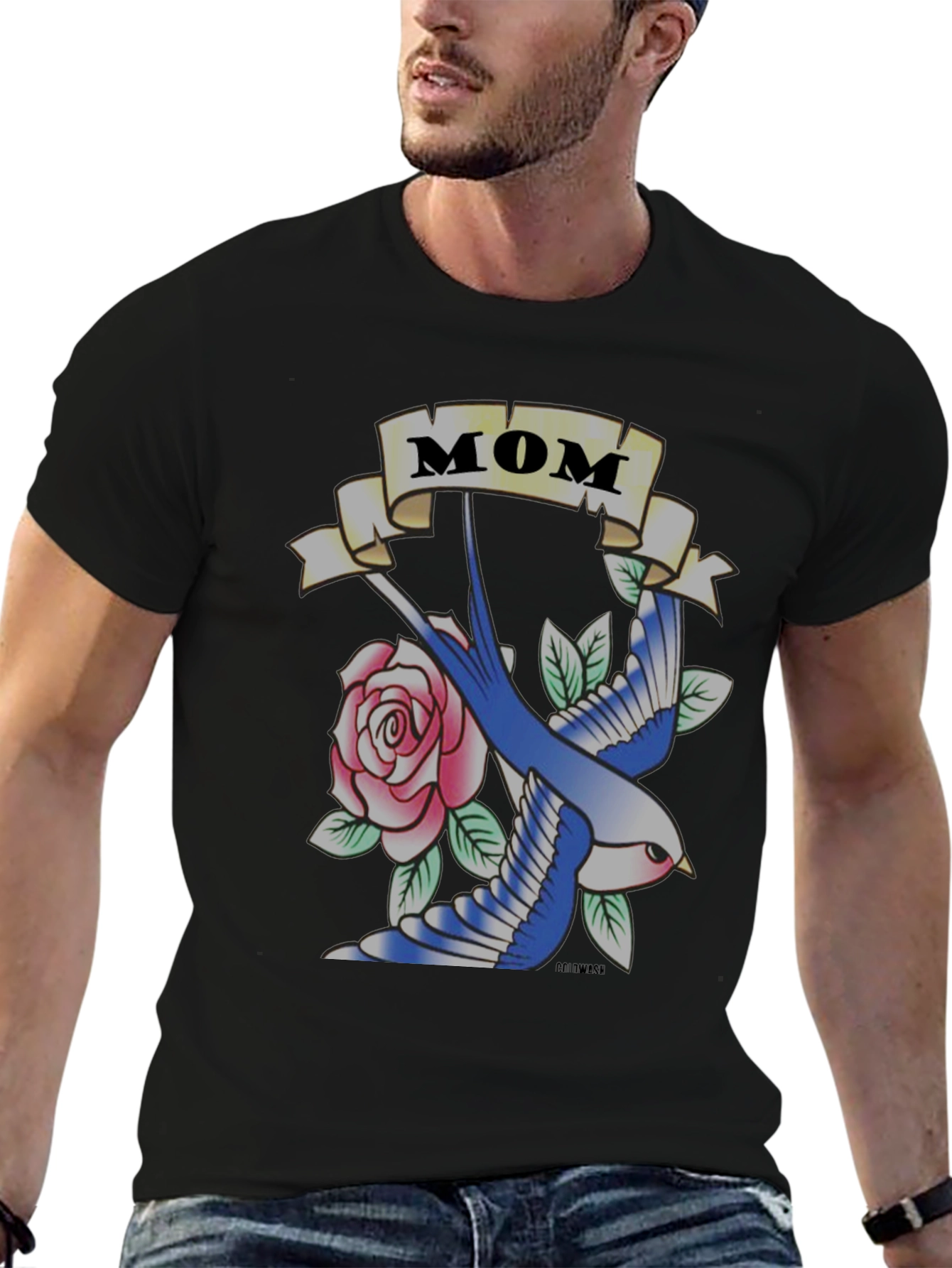 Mom Tattoo Graphic Tee - Classic Style