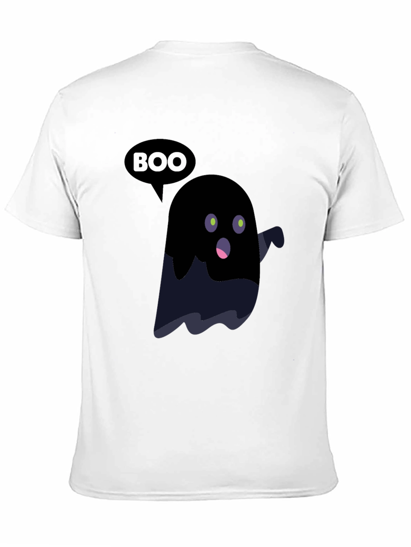 Boo Ghost Graphic Tee - Halloween T-Shirt