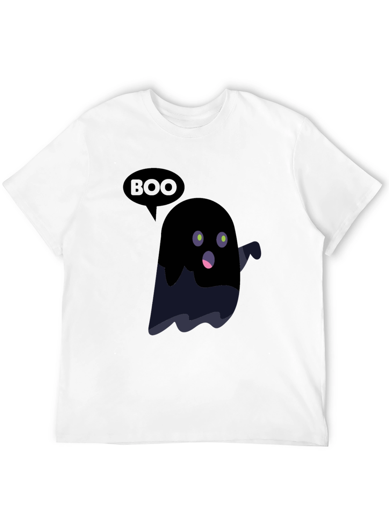 Boo Ghost Graphic Tee - Halloween T-Shirt
