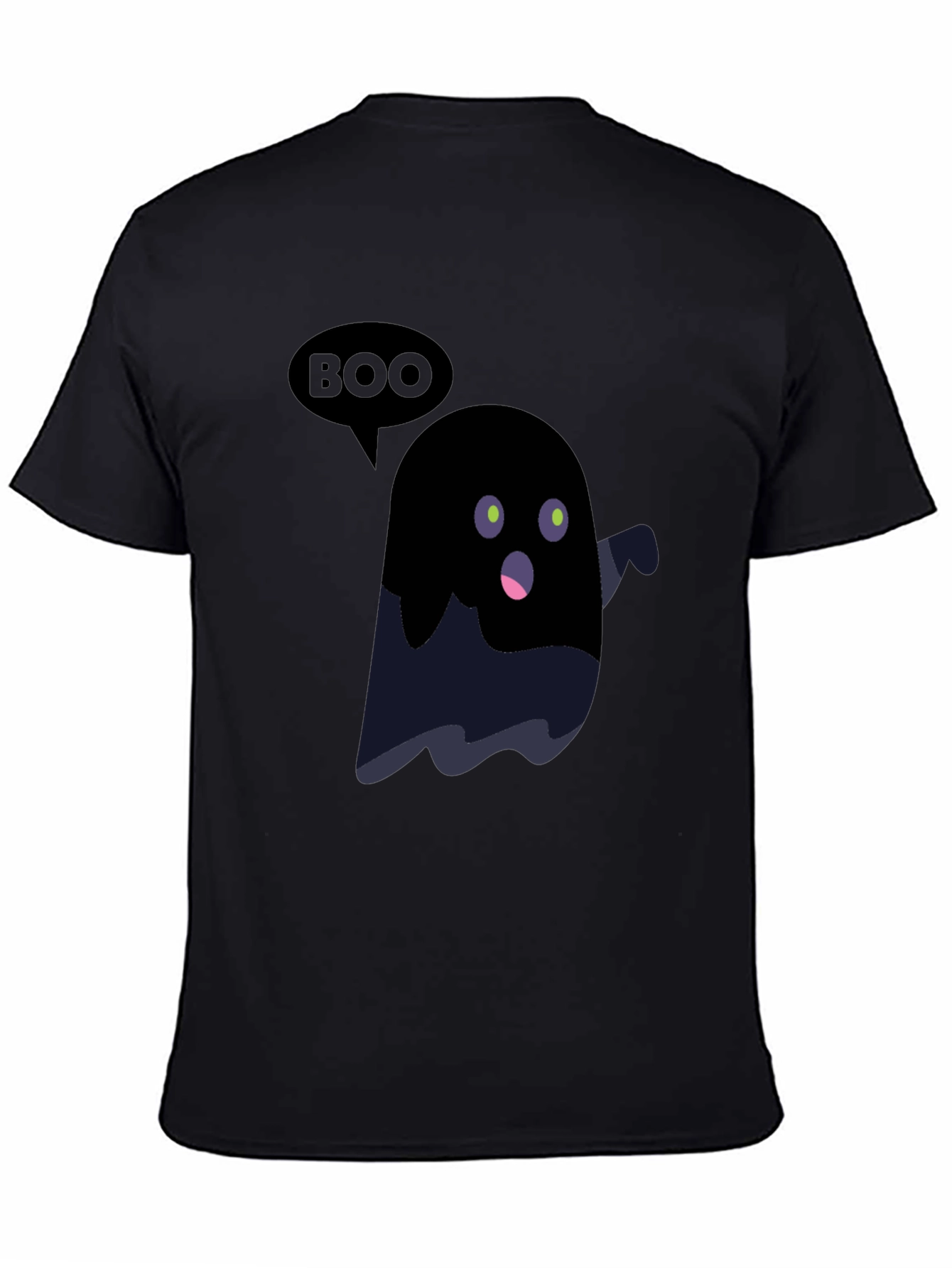 Boo Ghost Graphic Tee - Halloween T-Shirt