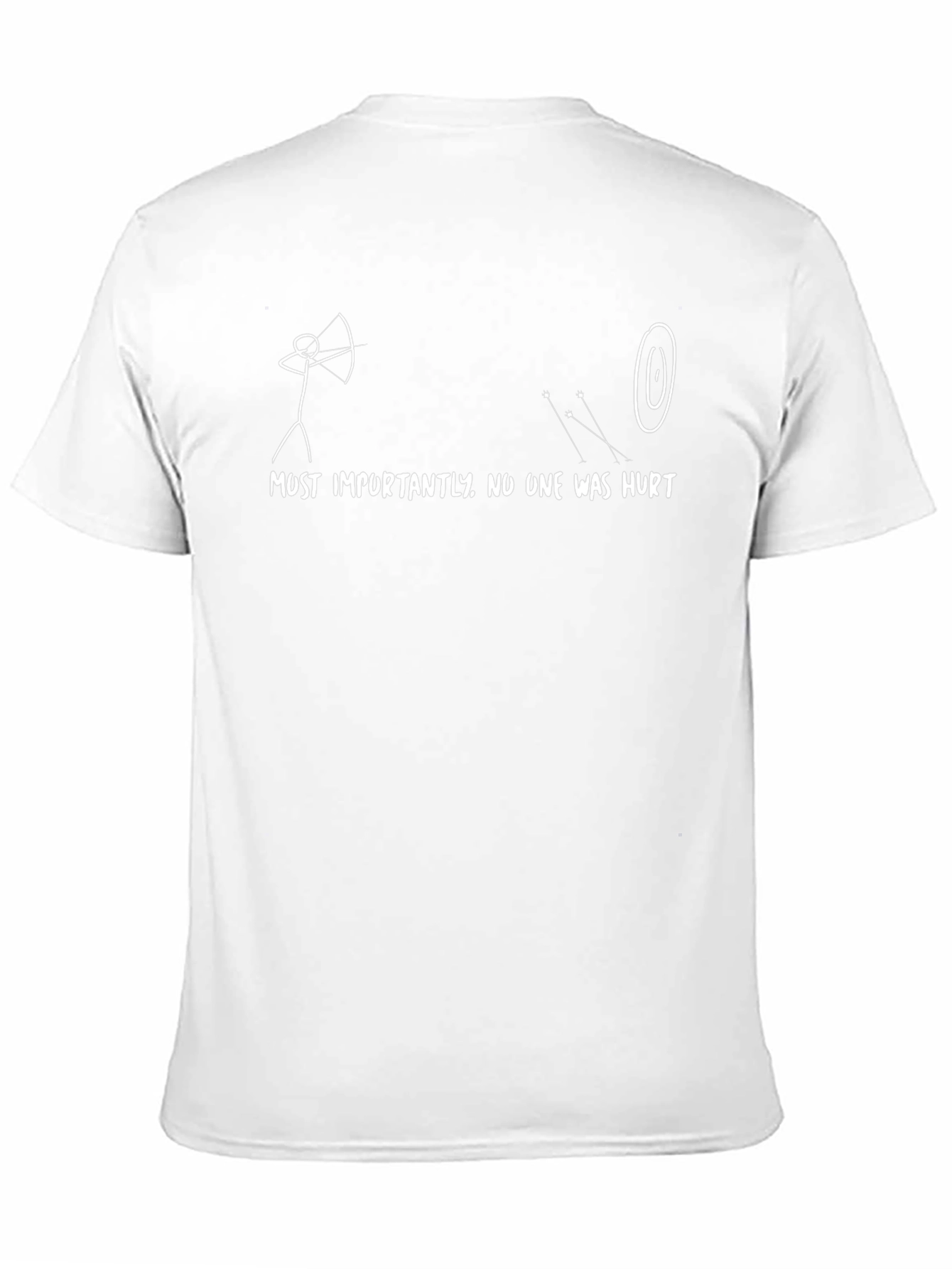 Humorous Archery T-Shirt - No One Was Hurt!