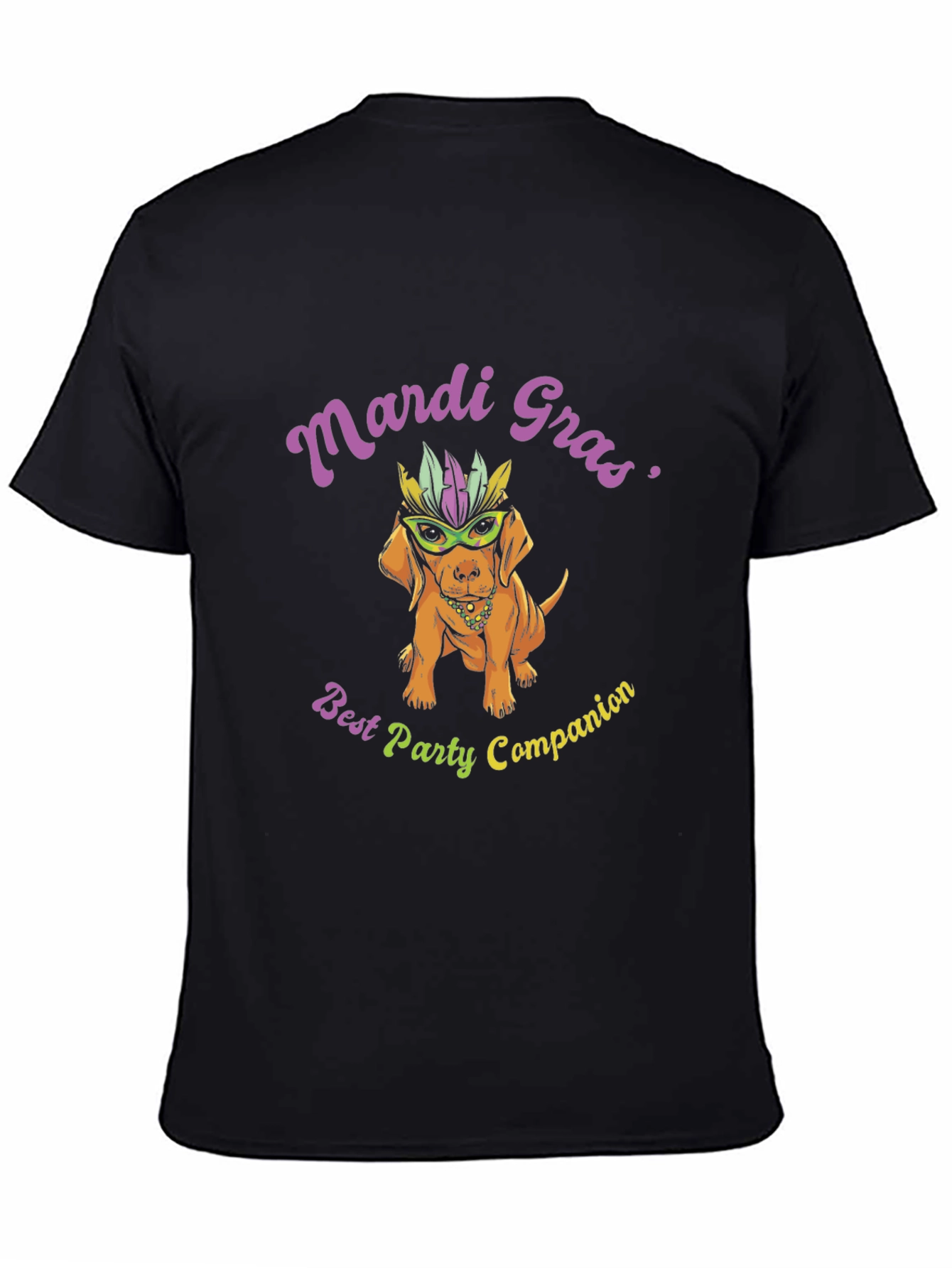 Mardi Gras Dog T-Shirt - Best Party Companion
