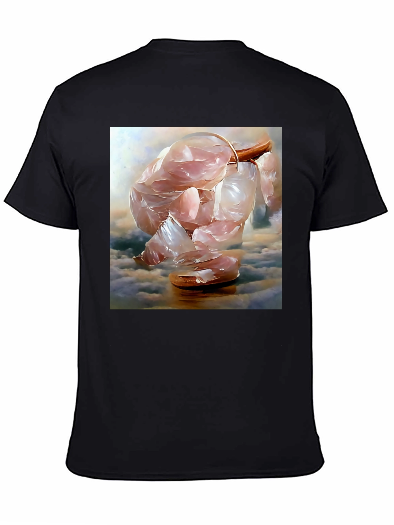 Surreal Floating Meat Abstract Graphic T-Shirt