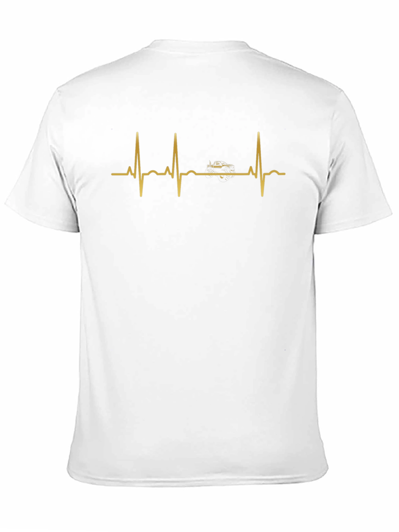 Car Heartbeat Graphic Tee - Black