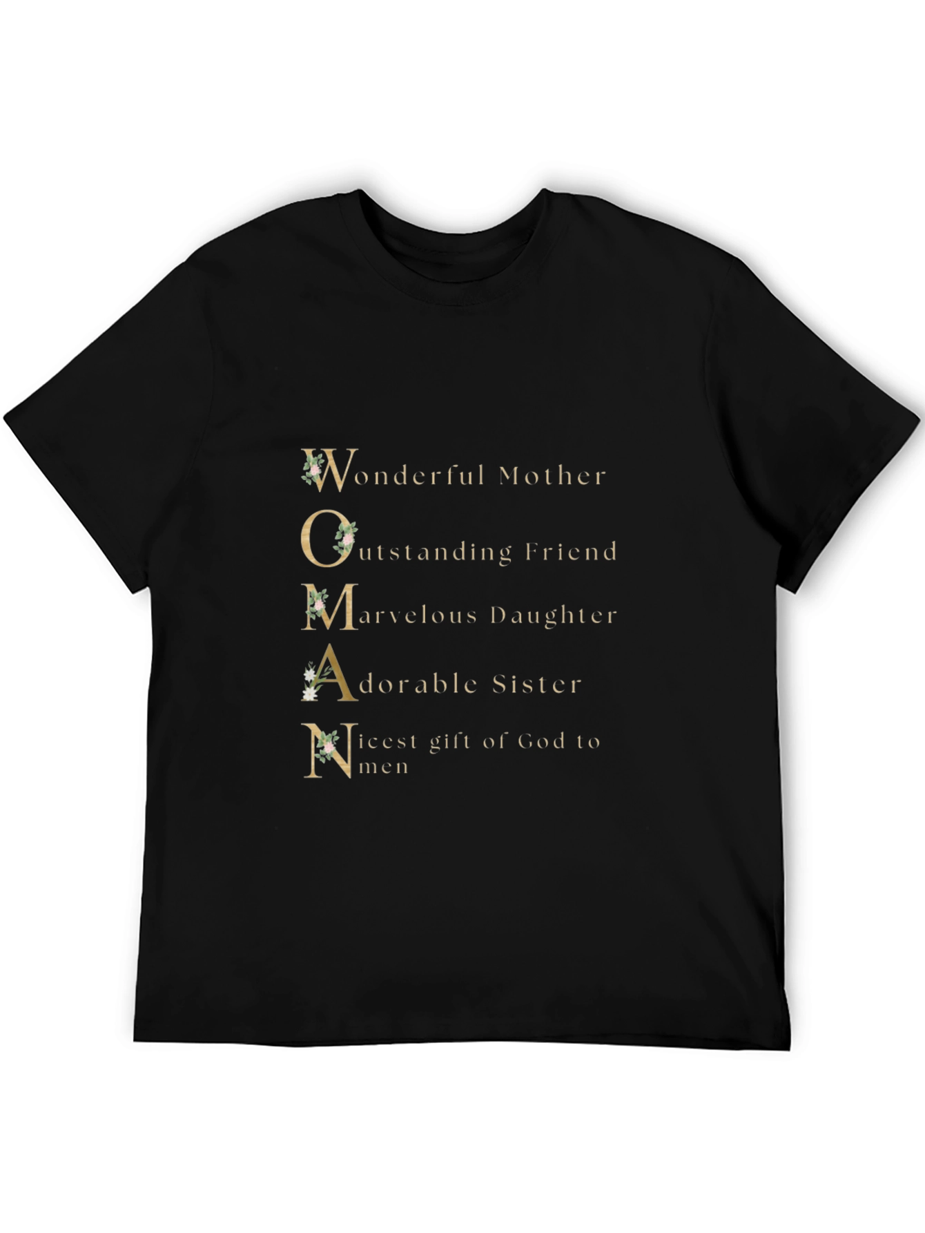 WOMAN Wonderful Mother Graphic T-Shirt