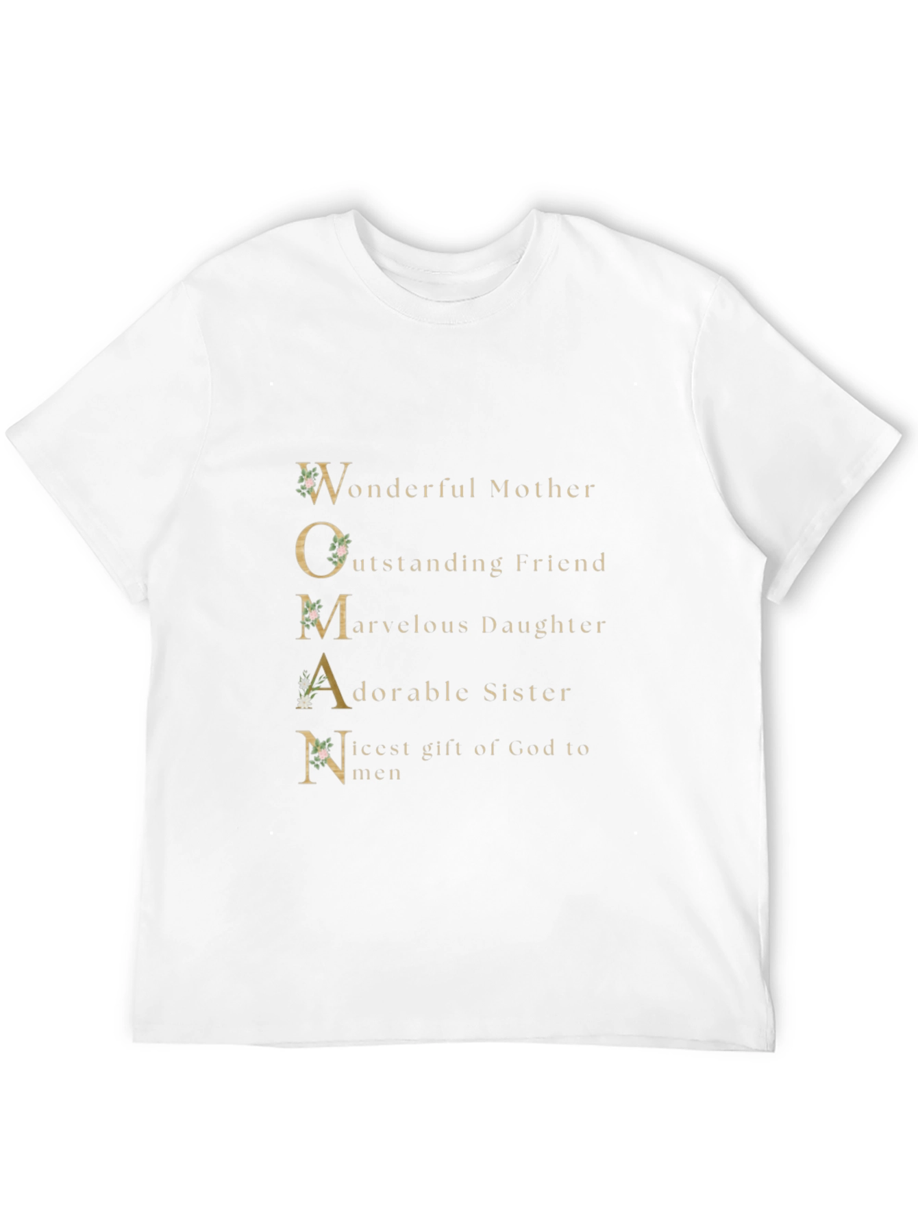 WOMAN Wonderful Mother Graphic T-Shirt