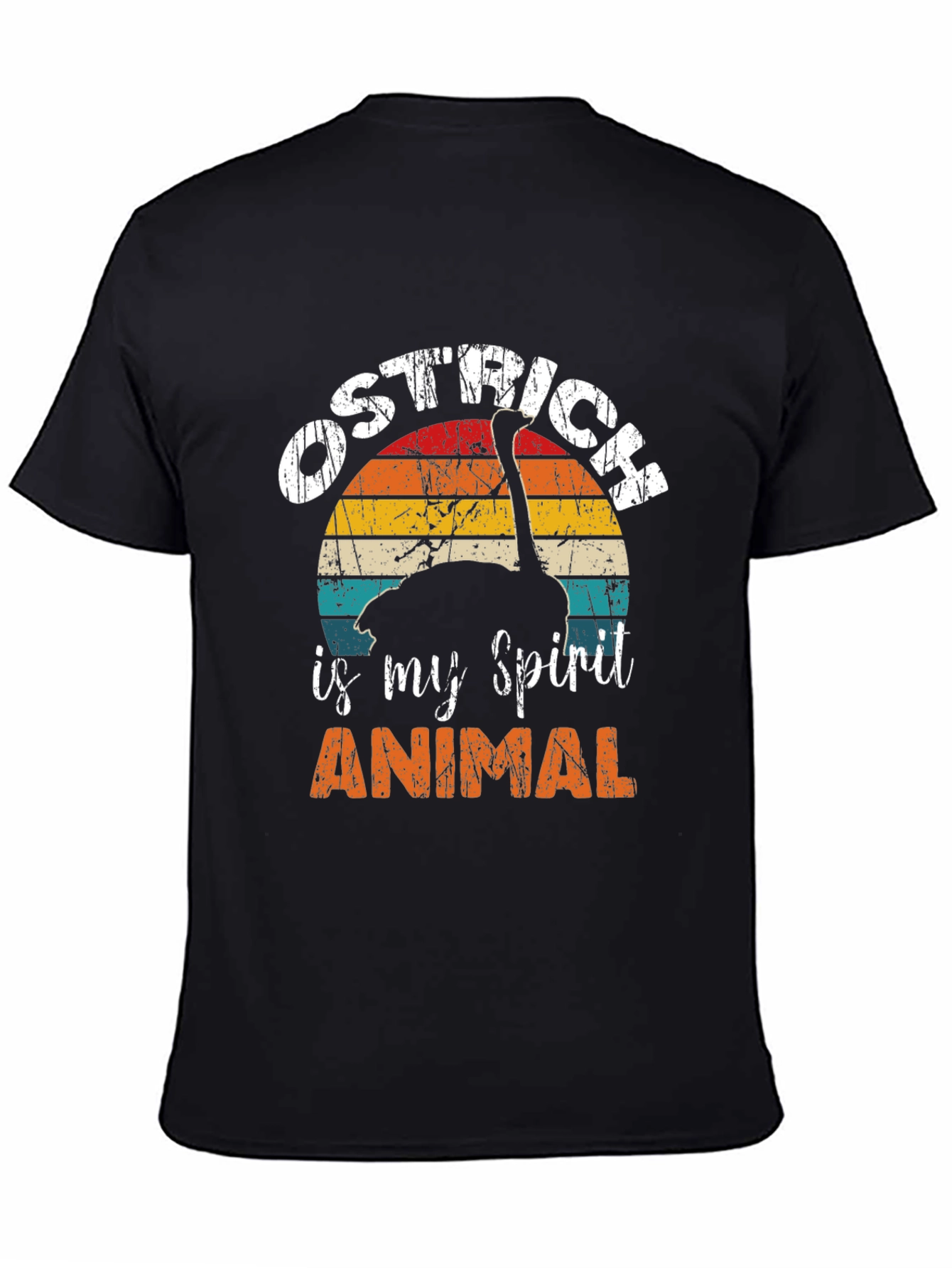 Ostrich Spirit Animal Graphic T-Shirt