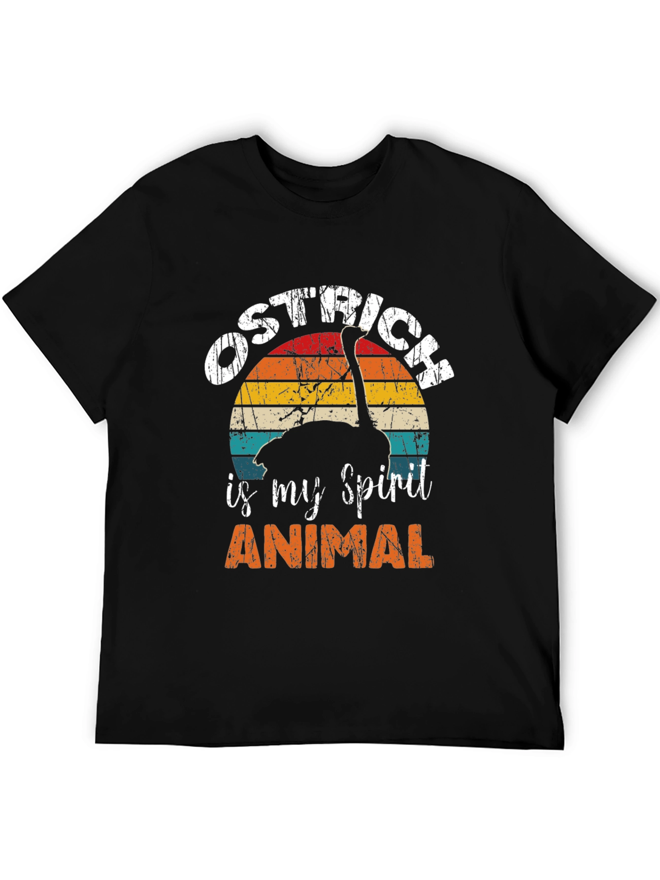 Ostrich Spirit Animal Graphic T-Shirt