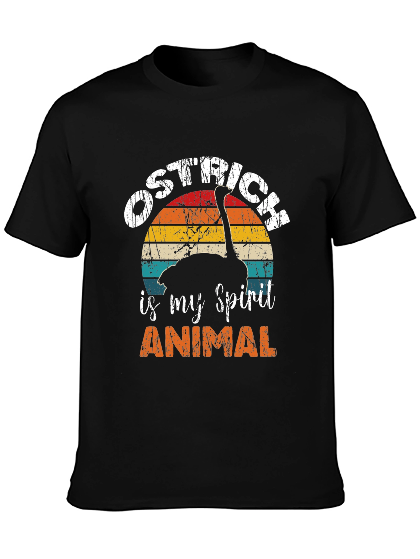 Ostrich Spirit Animal Graphic T-Shirt