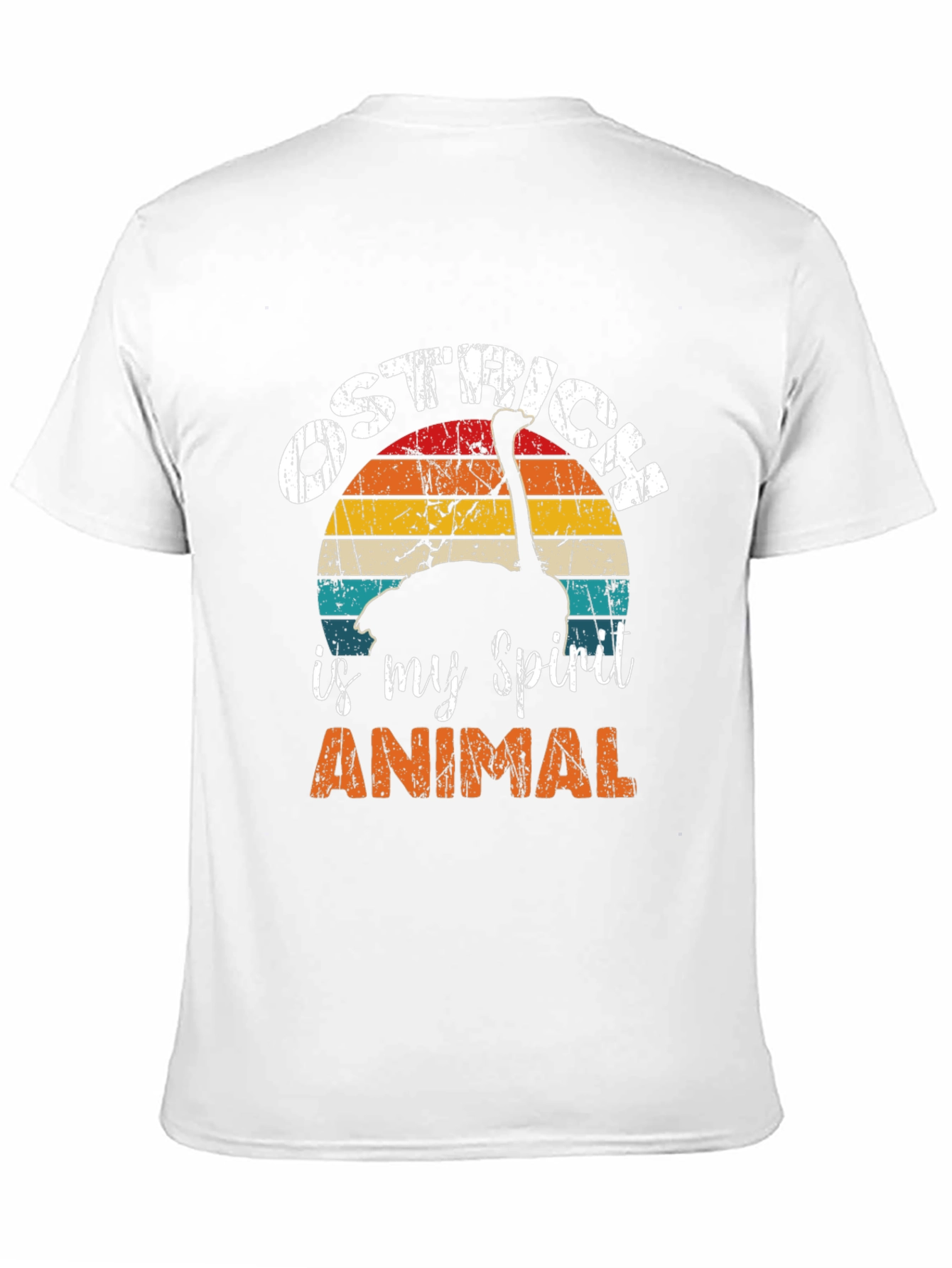 Ostrich Spirit Animal Graphic T-Shirt