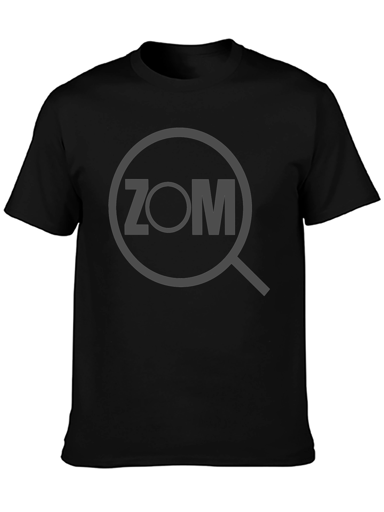 ZOM Magnifying Glass Graphic Tee - Black