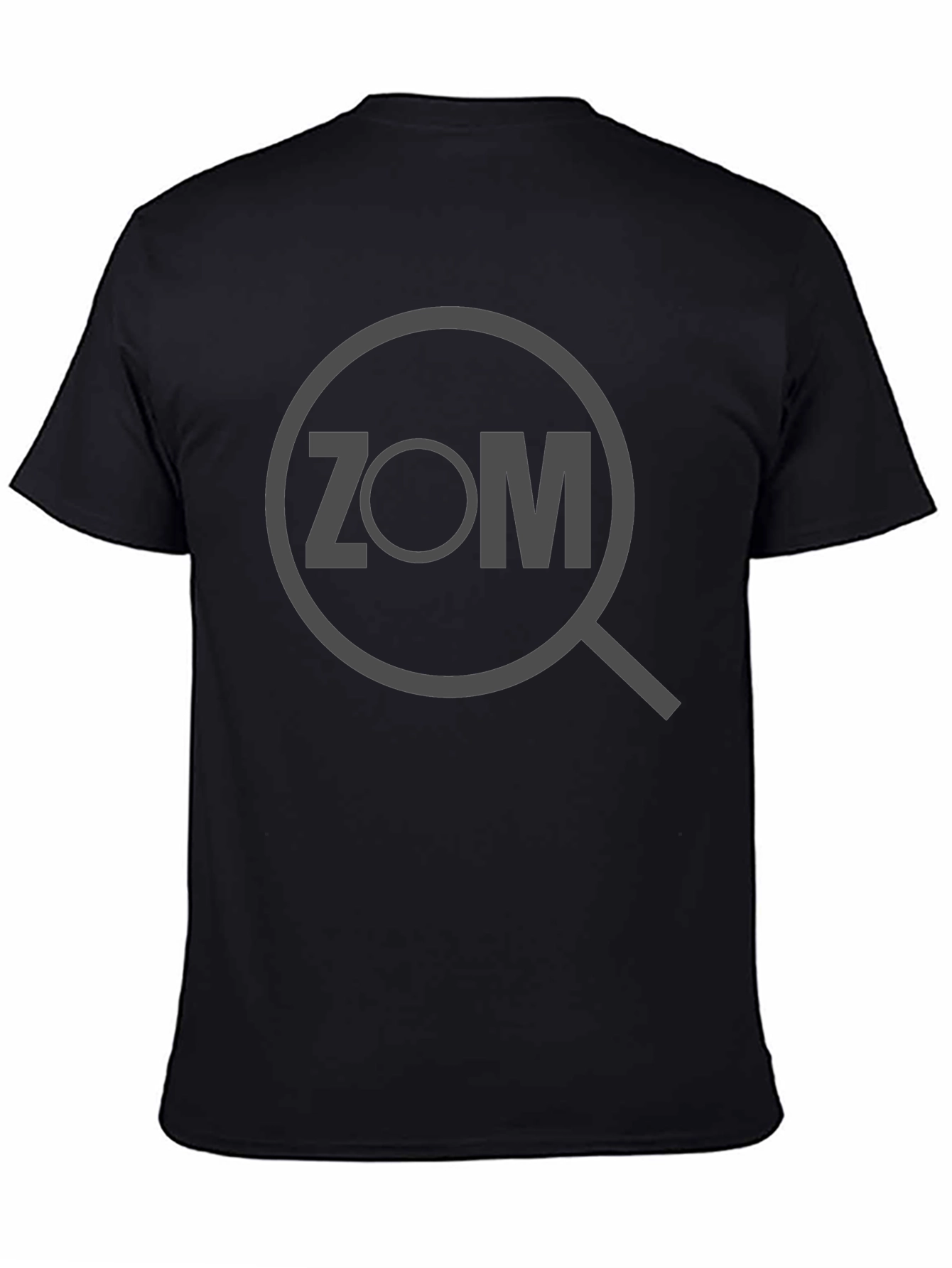 ZOM Magnifying Glass Graphic Tee - Black
