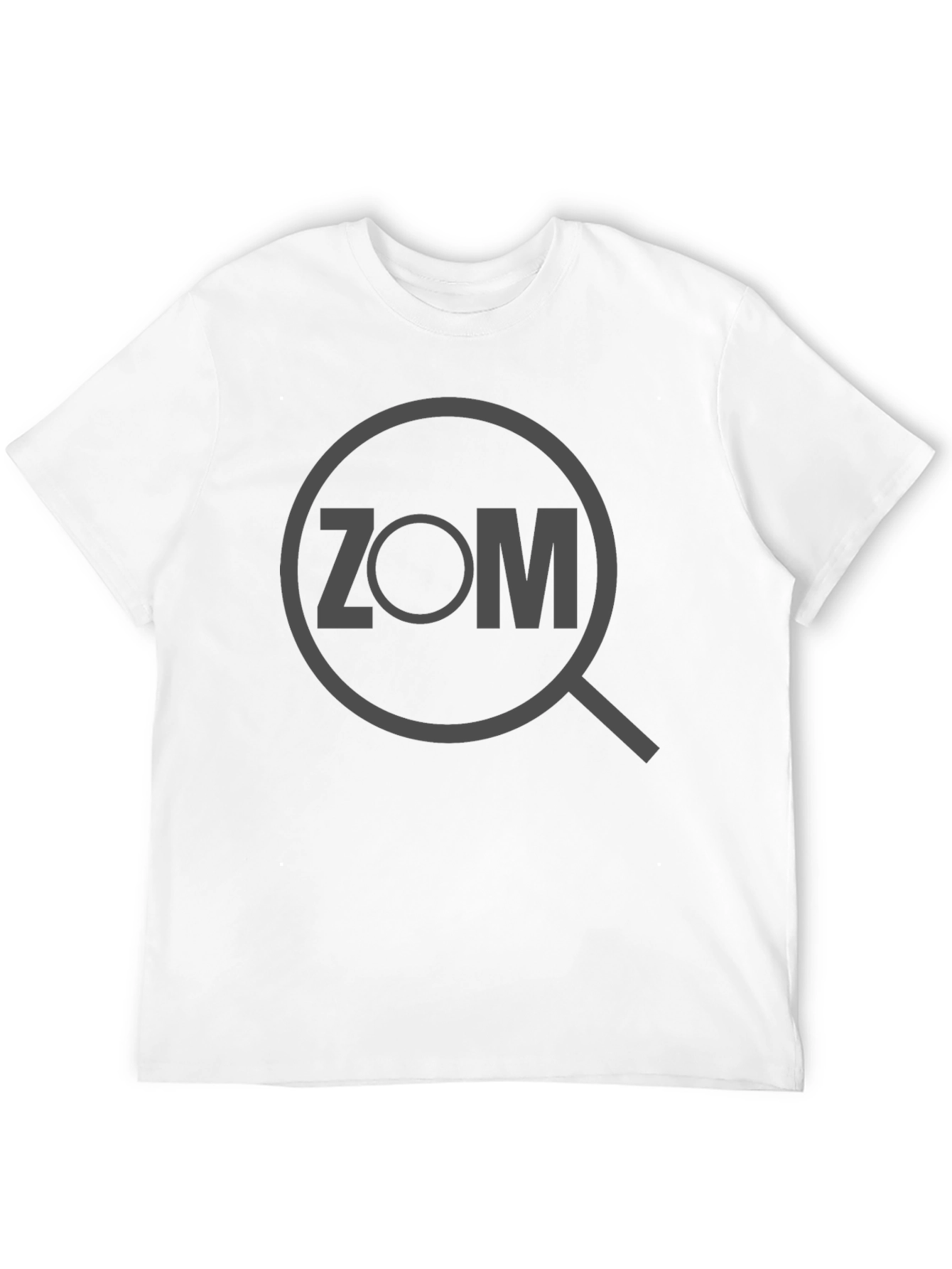 ZOM Magnifying Glass Graphic Tee - Black