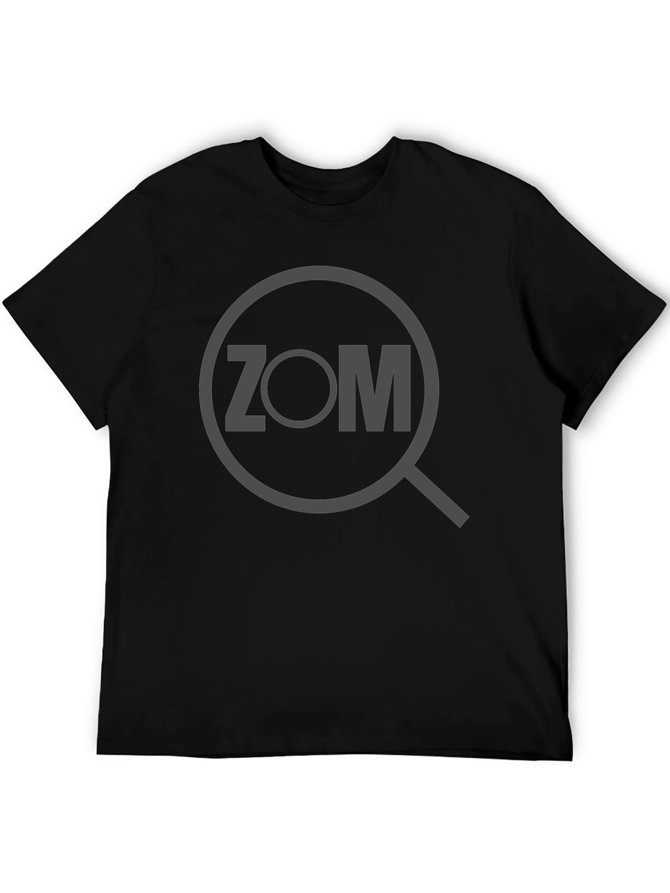 ZOM Magnifying Glass Graphic Tee - Black