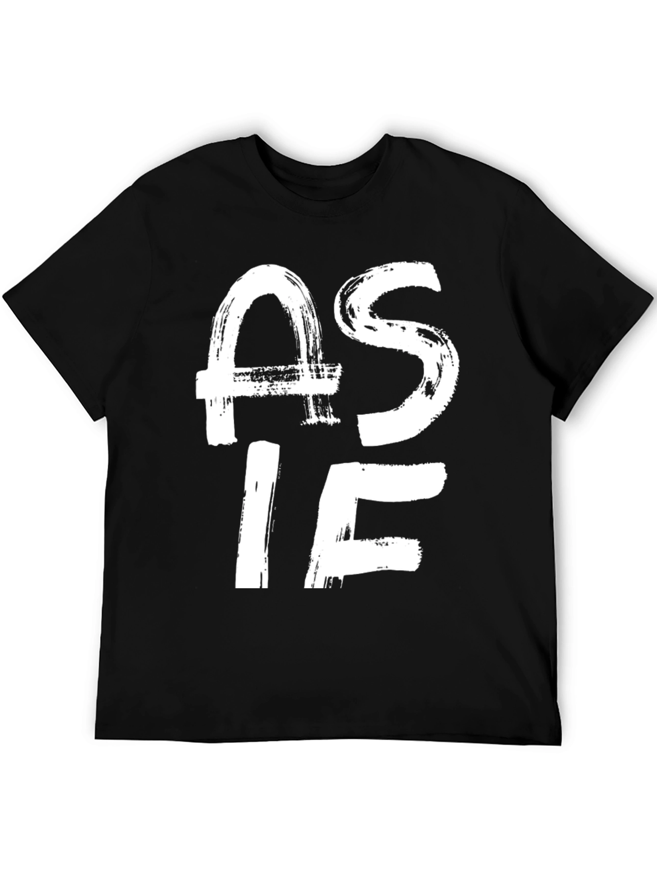 As If Graphic Tee - Black T-Shirt