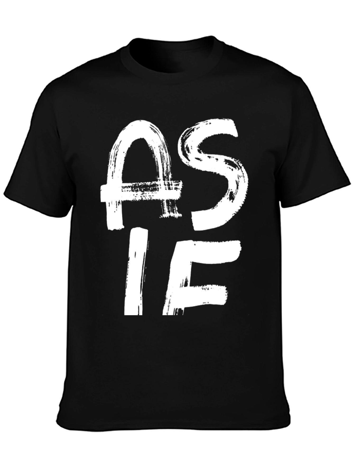 As If Graphic Tee - Black T-Shirt