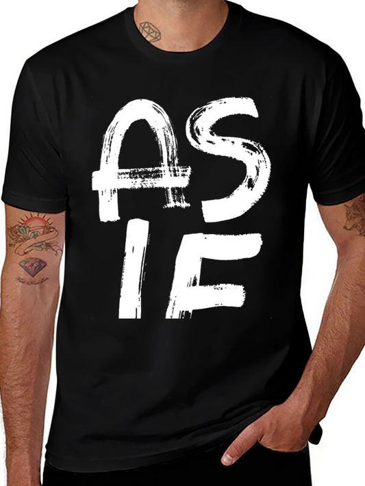 As If Graphic Tee - Black T-Shirt